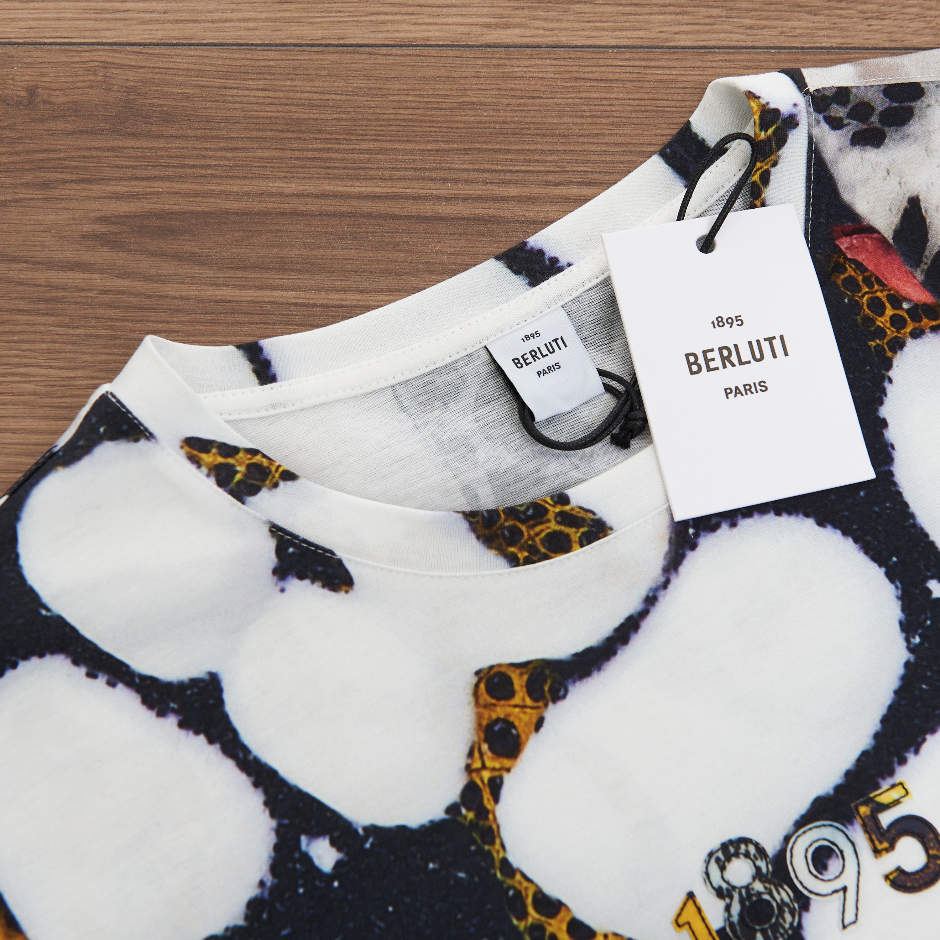 Berluti x Brian Rochefort Crewneck Tshirt In Cotton Size US M / EU 48-50 / 2 - 9 Thumbnail