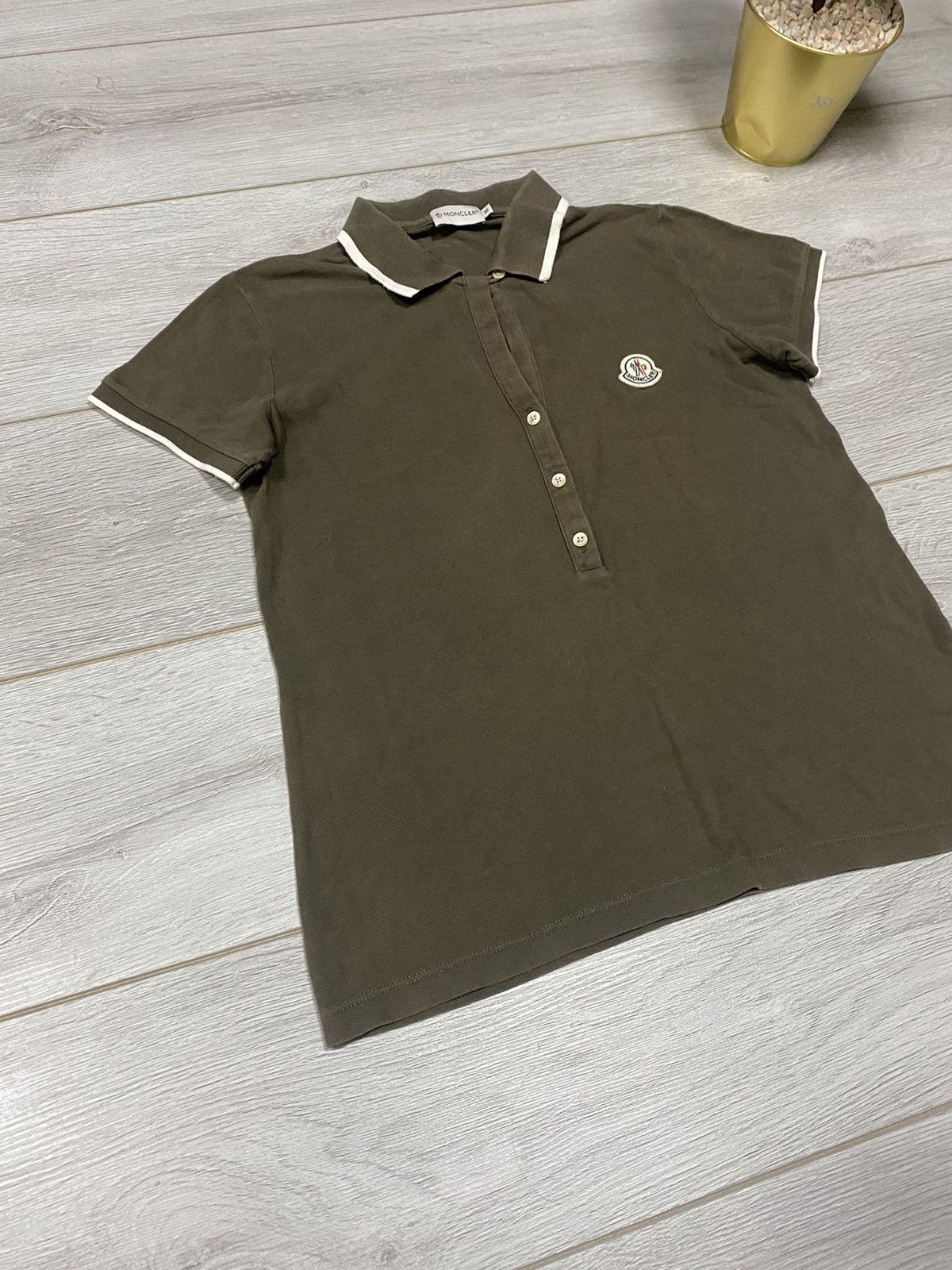 Moncler Moncler polo vintage buttons up Size M / US 6-8 / IT 42-44 - 4 Thumbnail