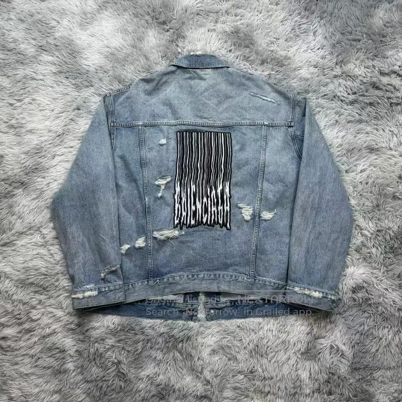 Balenciaga Balenciaga Waterfall denim jacket Size US XS / EU 42 / 0 - 4 Thumbnail