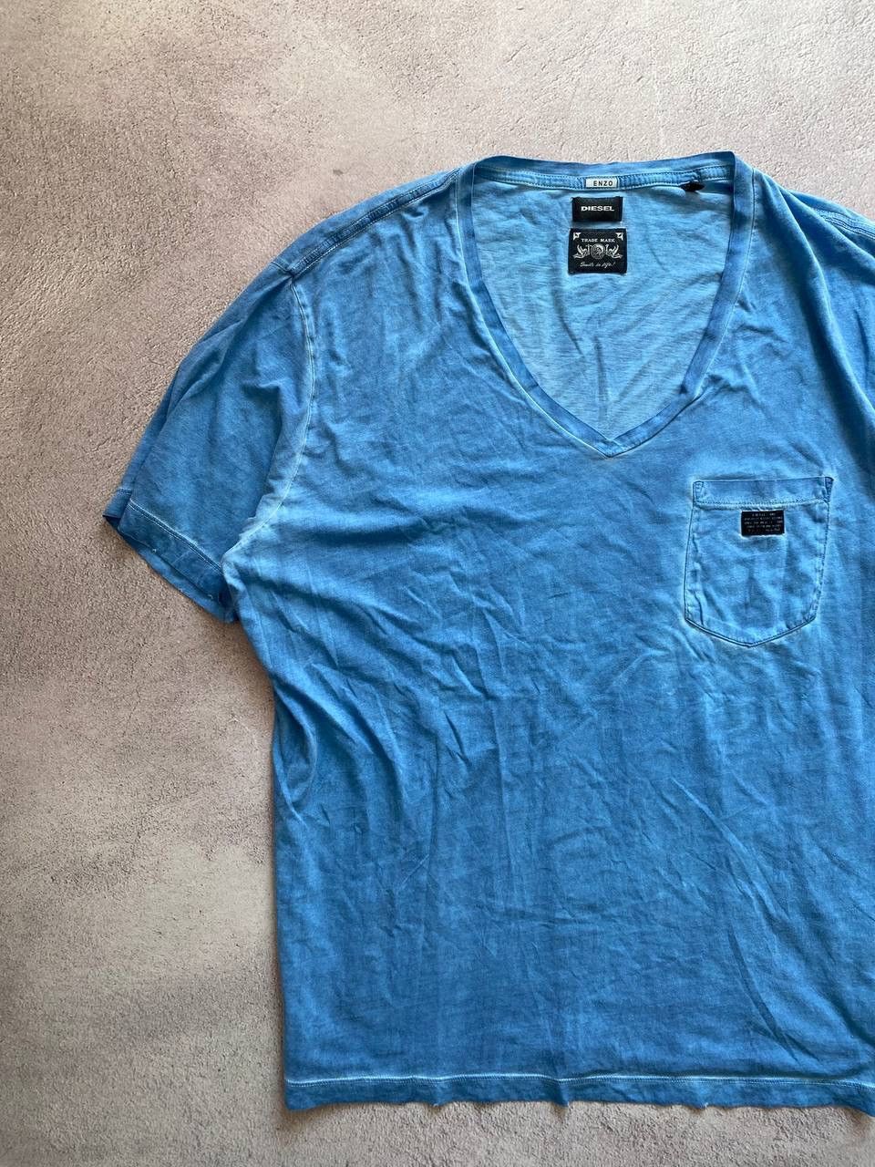 Diesel × Japanese Brand Vintage Diesel faded distressed rare t shirt Size US XL / EU 56 / 4 - 2 Thumbnail