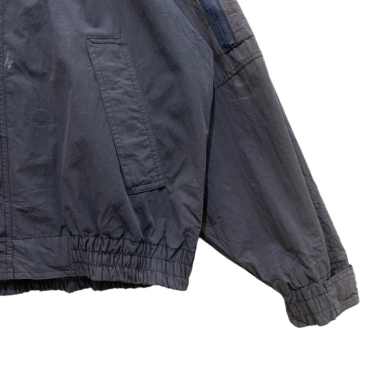 Japanese Brand × Vintage Vintage 80s Konica Spell Out Sunfaded Zipper Bomber Jacket Size US L / EU 52-54 / 3 - 6 Thumbnail