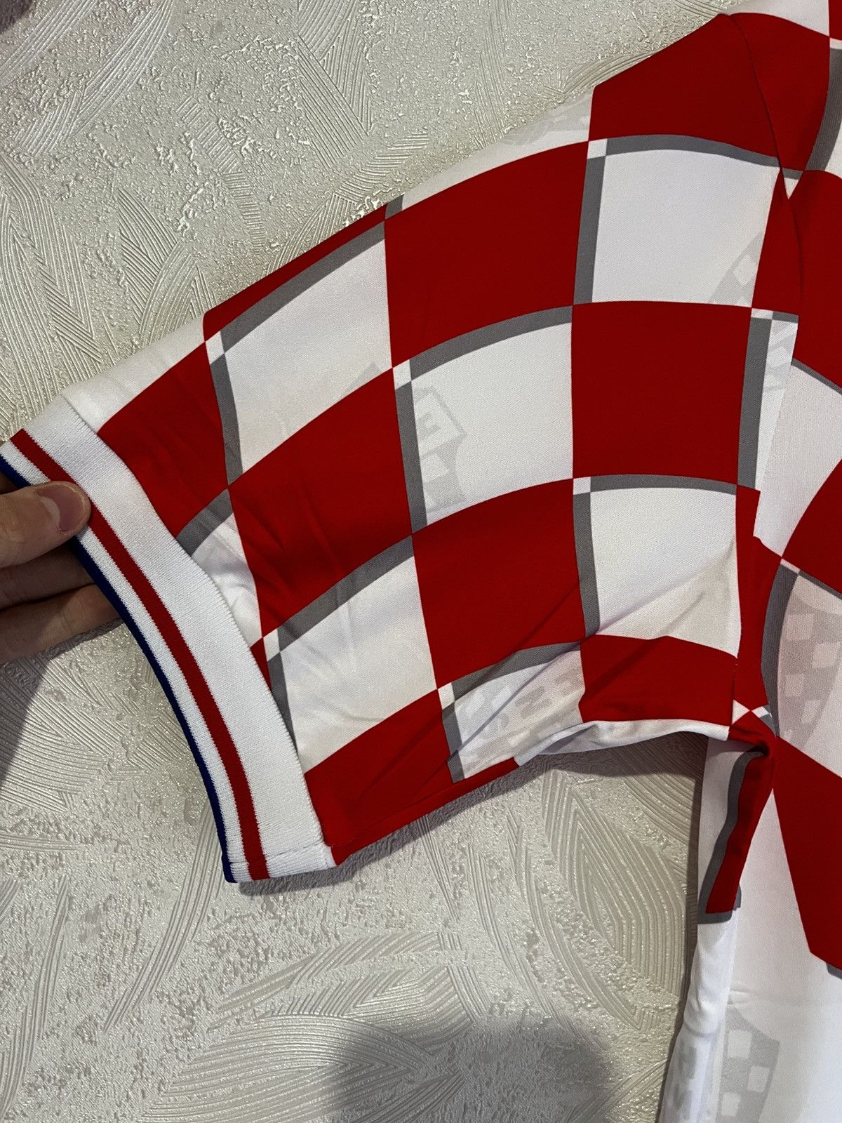 Lotto Sport RARE🔥 1998 Lotto Croatia Away Soccer Jersey Suker Vintage Size US XL / EU 56 / 4 - 13 Thumbnail