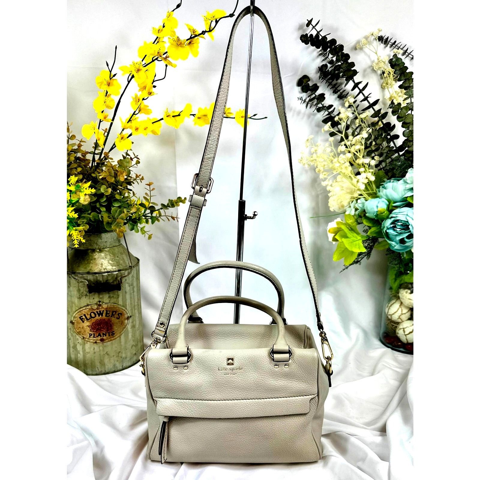 Kate Spade Kate Spade Grant Park Hadlen Crossbody Leather Moussfrost Size ONE SIZE - 2 Thumbnail