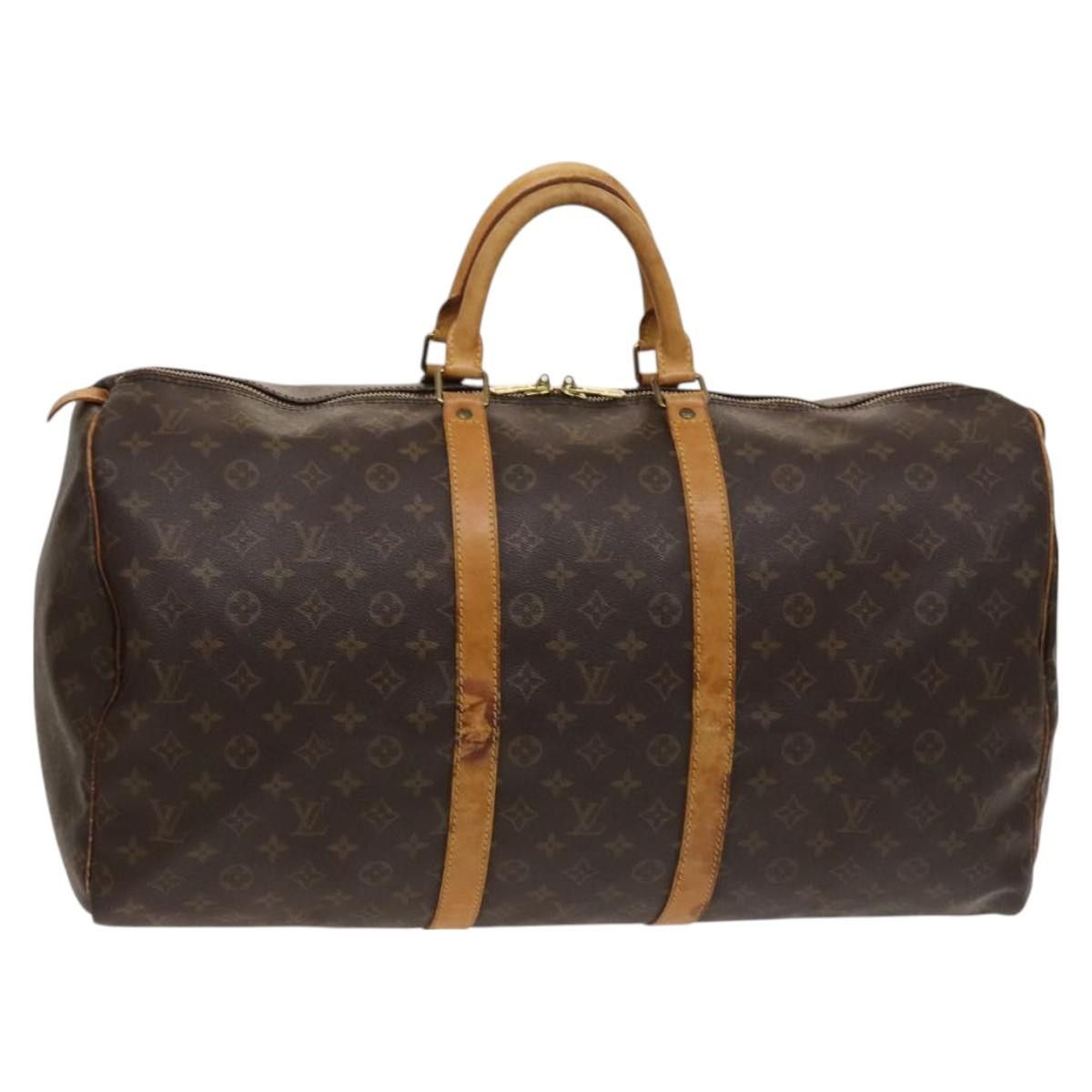 Louis Vuitton LOUIS VUITTON Monogram Keepall 55 Boston Bag M41424 Size ONE SIZE - 1 Thumbnail
