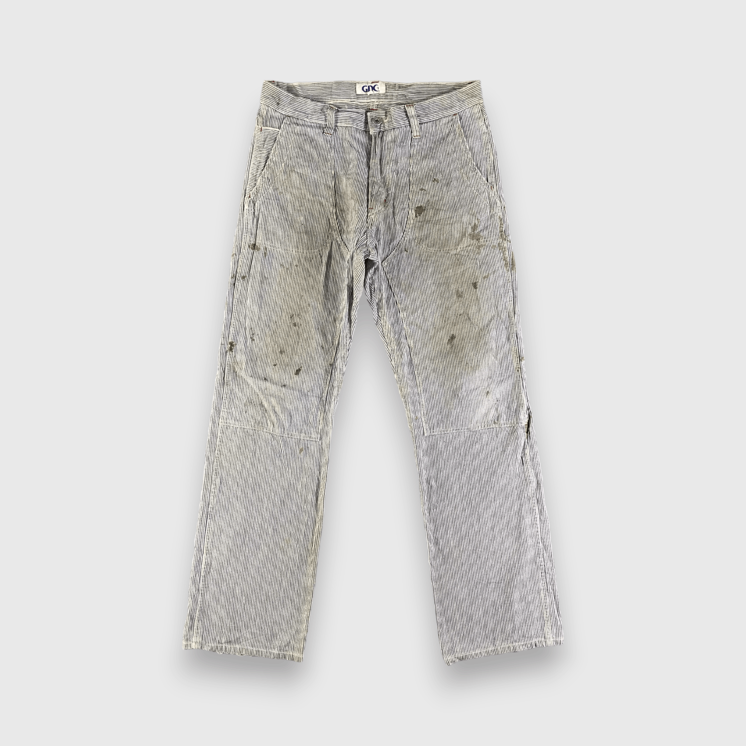 Japanese Brand Vintage Gdc Hickory Painter Jeans-J3827 Size US 34 / EU 50 - 1 Thumbnail