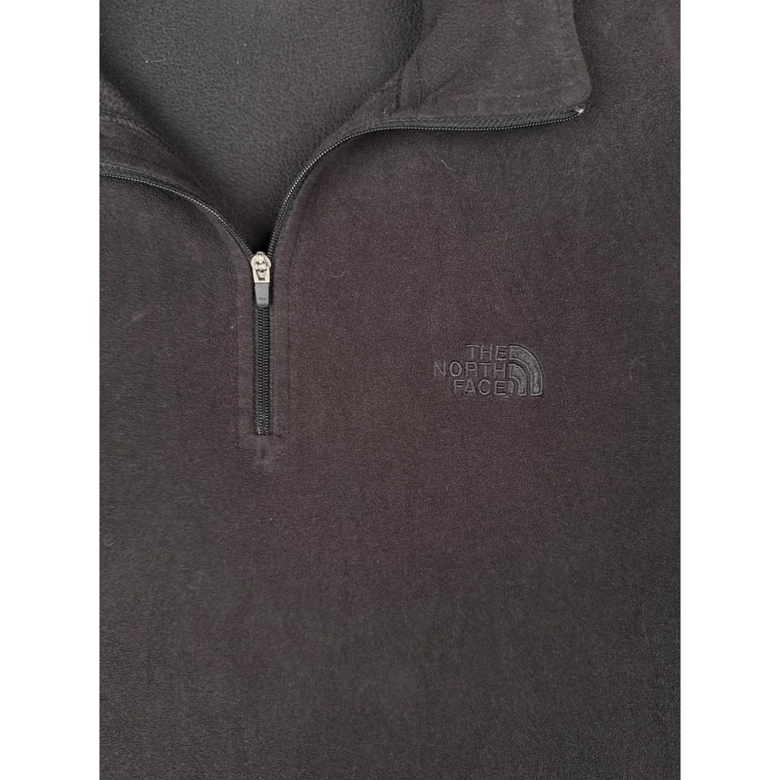 The North Face The North Face Fleece Pullover Mens Large Black Quarter Zip Lightweight Top Shirt Size US S / EU 44-46 / 1 - 6 Thumbnail