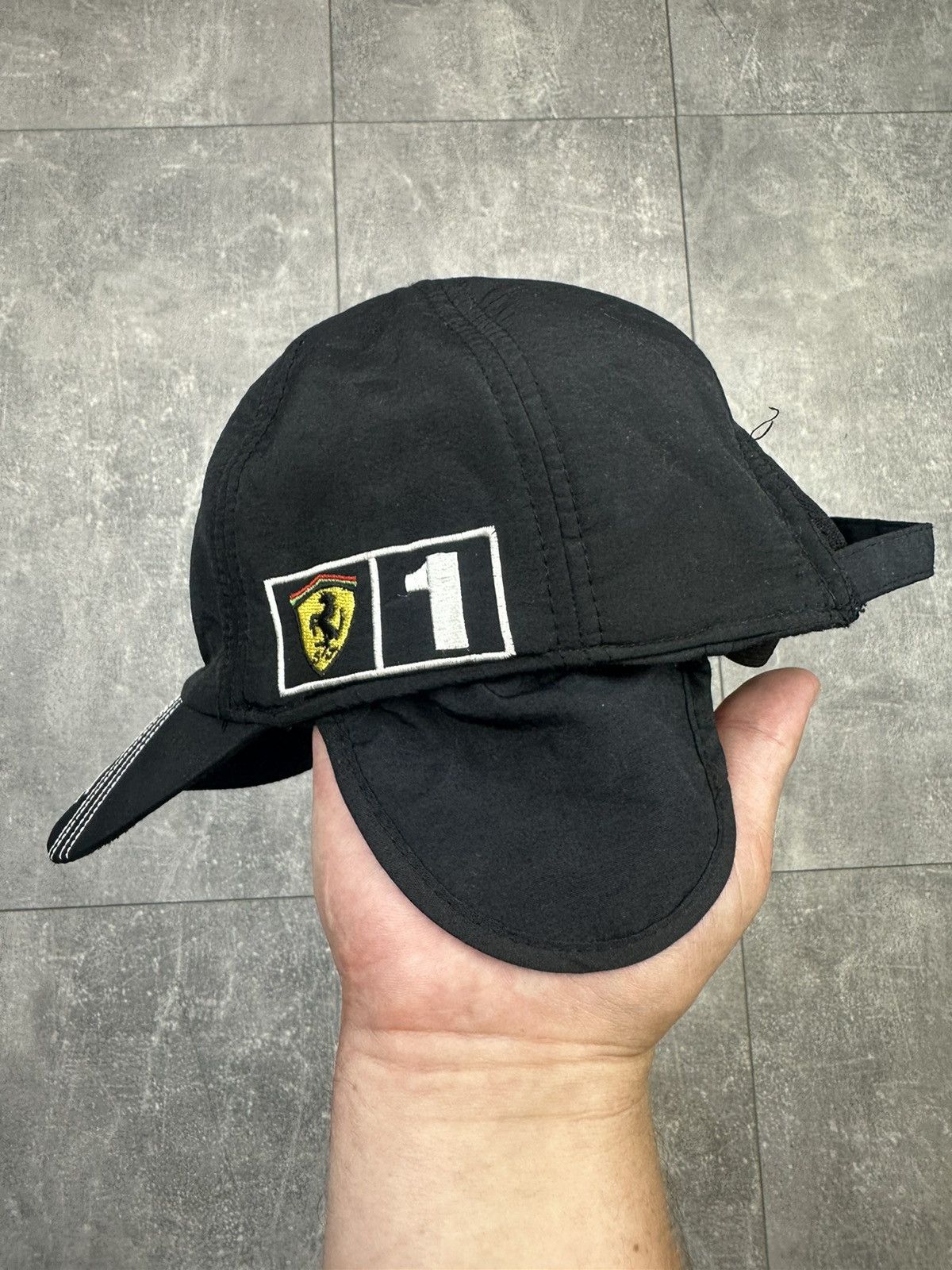 Ferrari Vintage Formula 1 Ferrari Winter Fleece Cap Size ONE SIZE - 11 Thumbnail