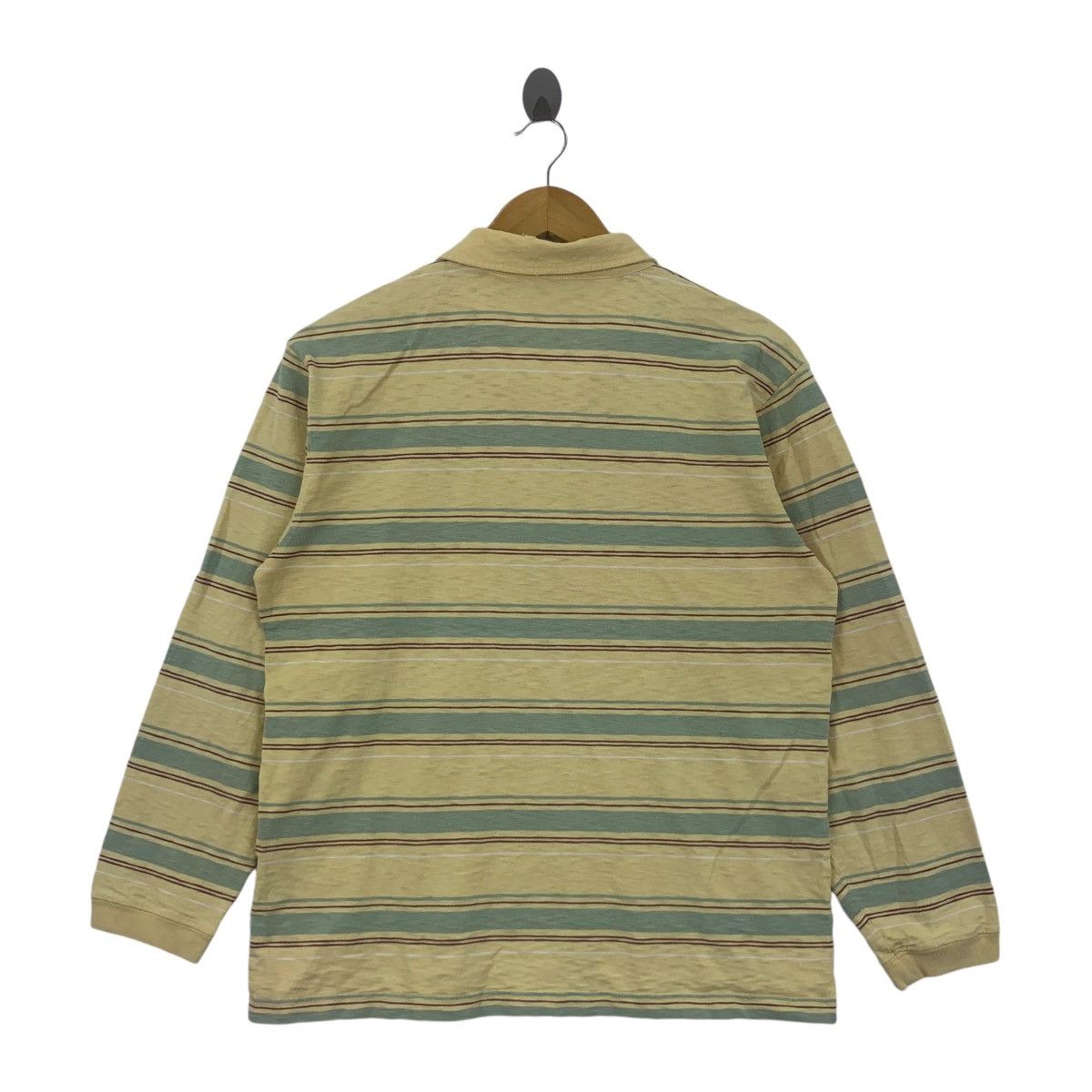 Hang Ten Vintage HANG TEN HAWAII Surf Foot Logo Striped Polo Size US M / EU 48-50 / 2 - 4 Thumbnail