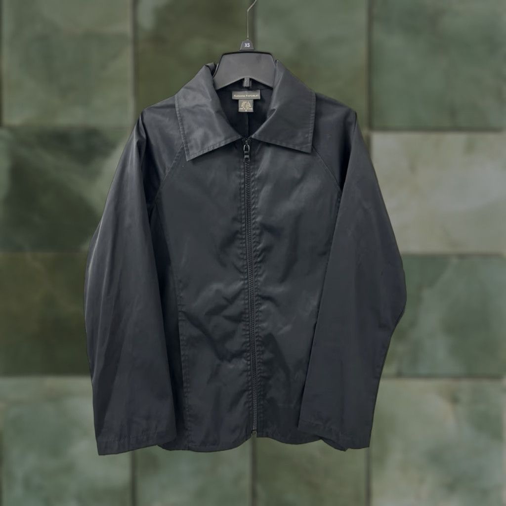 Banana Republic Banana Republic Jacket Womens Sz Small Black Lightweight Full Zip Rain Coat Size S / US 4 / IT 40 - 1 Thumbnail