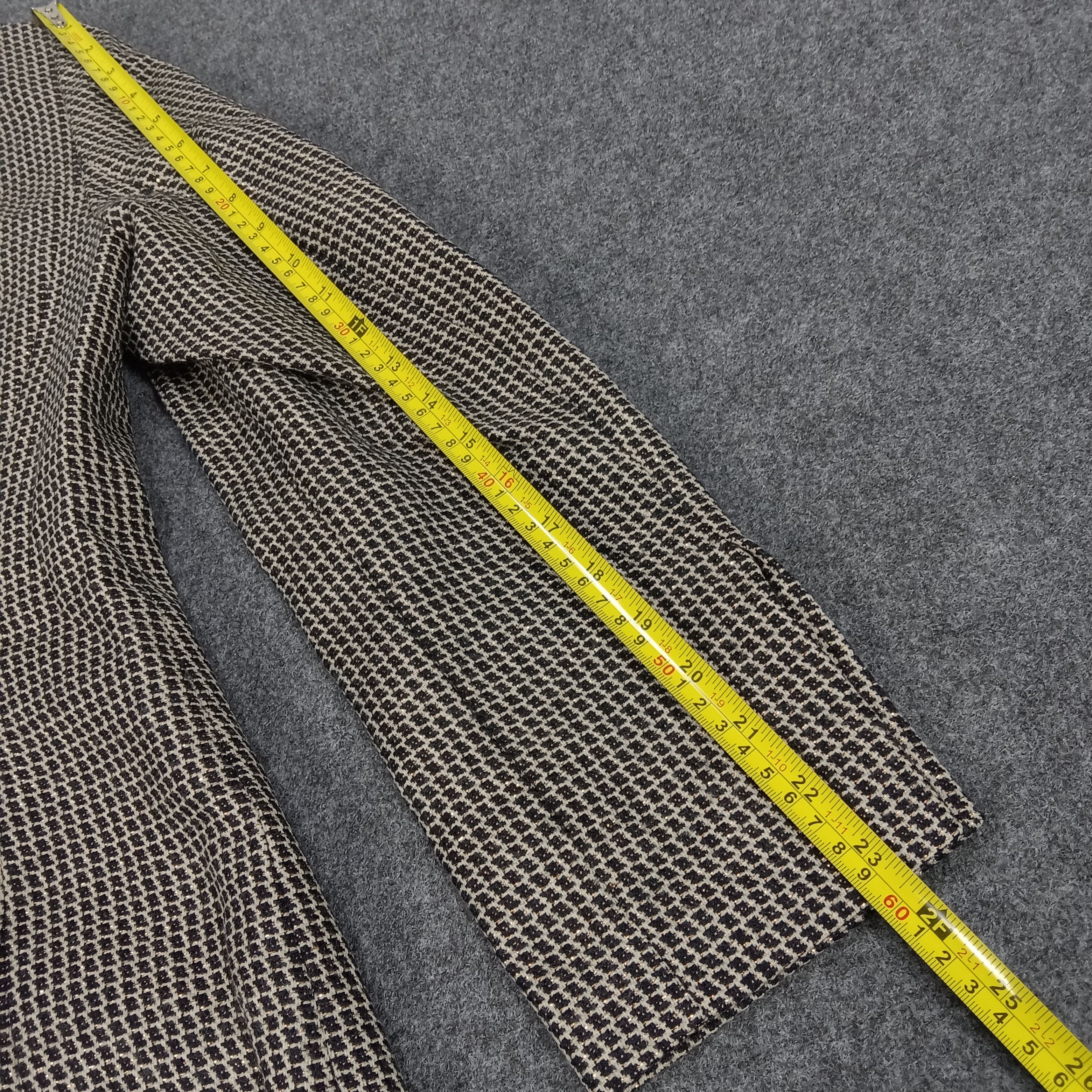 Vintage Elégance Paris Designer Wool Blazer Long Jacket Size XS / US 0-2 / IT 36-38 - 7 Thumbnail