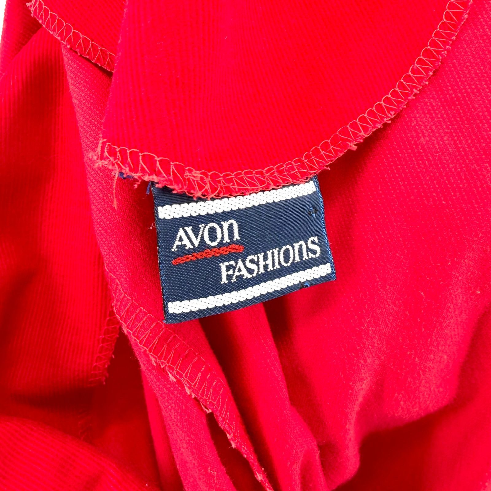 Vintage Vintage 80s Red Corduroy Sweetheart Bodice Dress Size S / US 4 / IT 40 - 6 Thumbnail