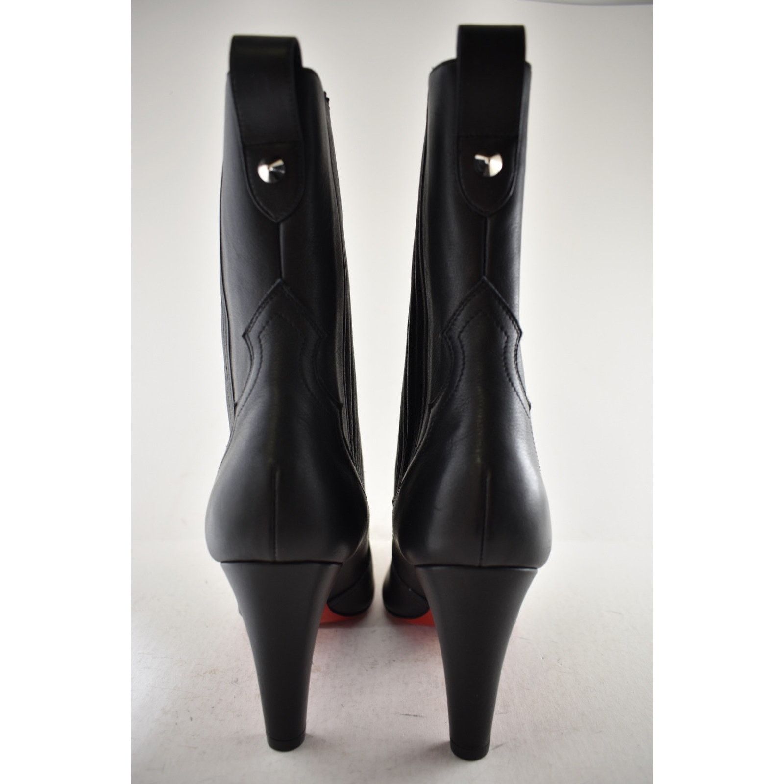 Christian Louboutin Christian Louboutin Santigag 85 Black Calf Leather Boot 37 Size US 6 / IT 36 - 17 Thumbnail