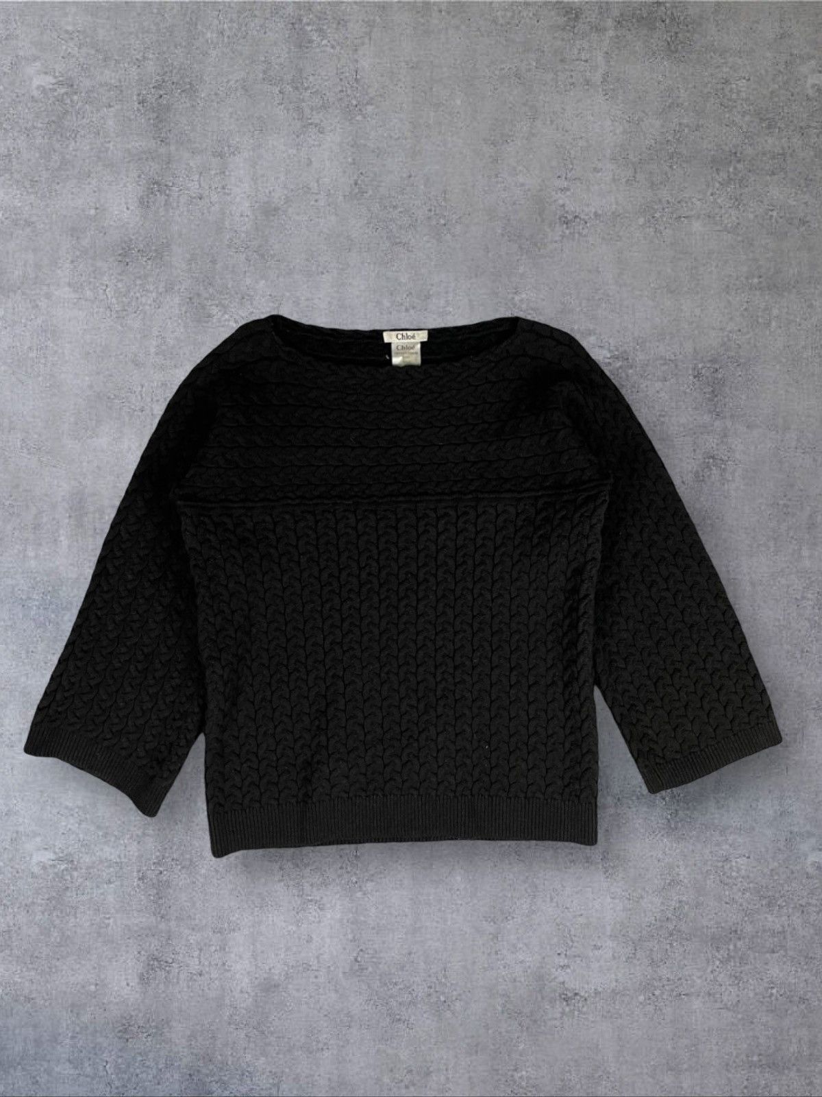CHLOÉ CABLE KNIT SWEATER JUMPER