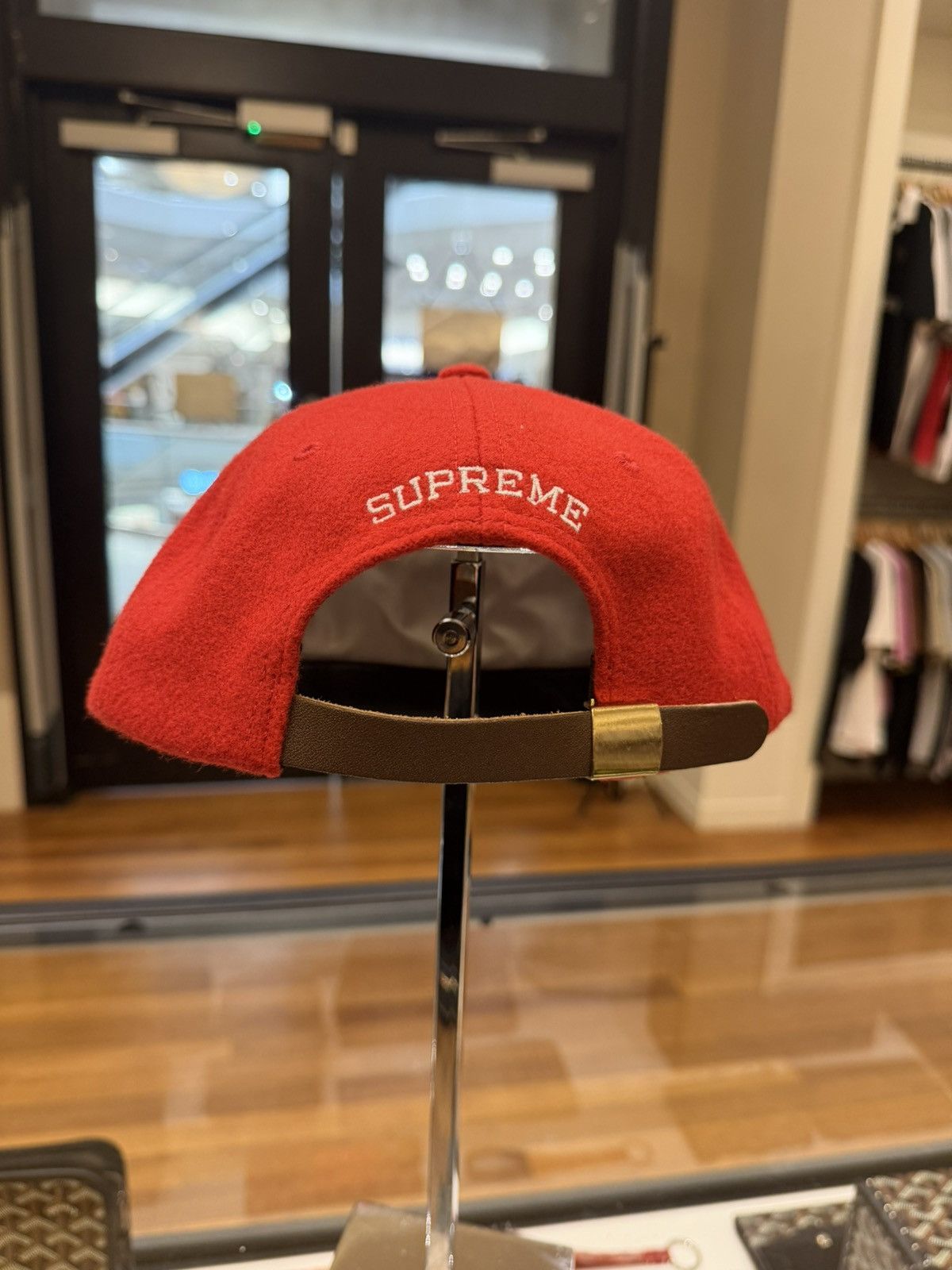 Supreme Supreme S Logo 6 Panel Hat - Red Size ONE SIZE - 3 Thumbnail