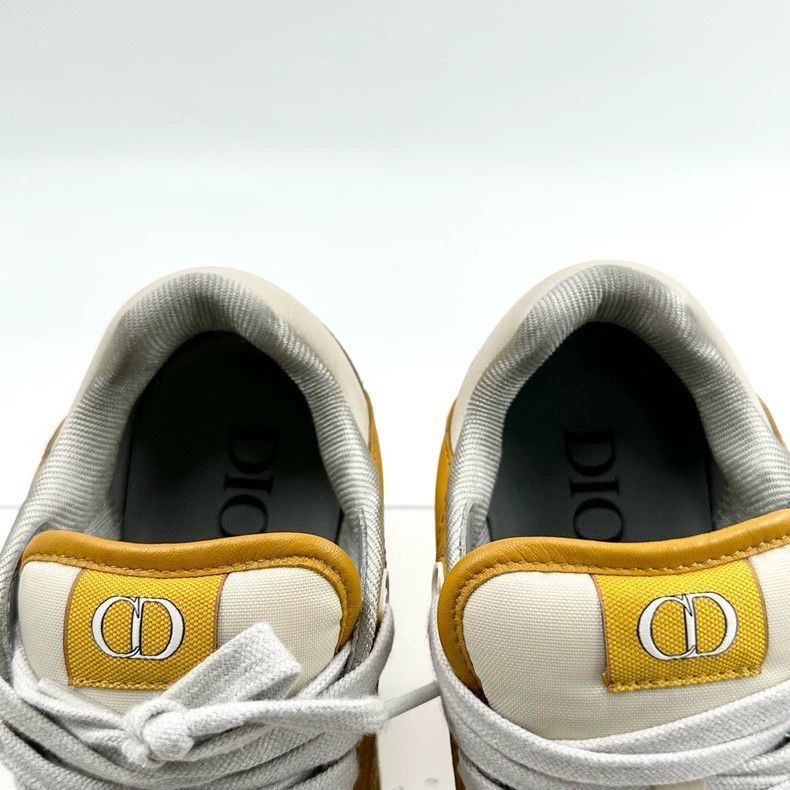 Dior Dior B27 White Yellow Sneakers Size 37-2506 Size US 6.5 / IT 36.5 - 6 Thumbnail