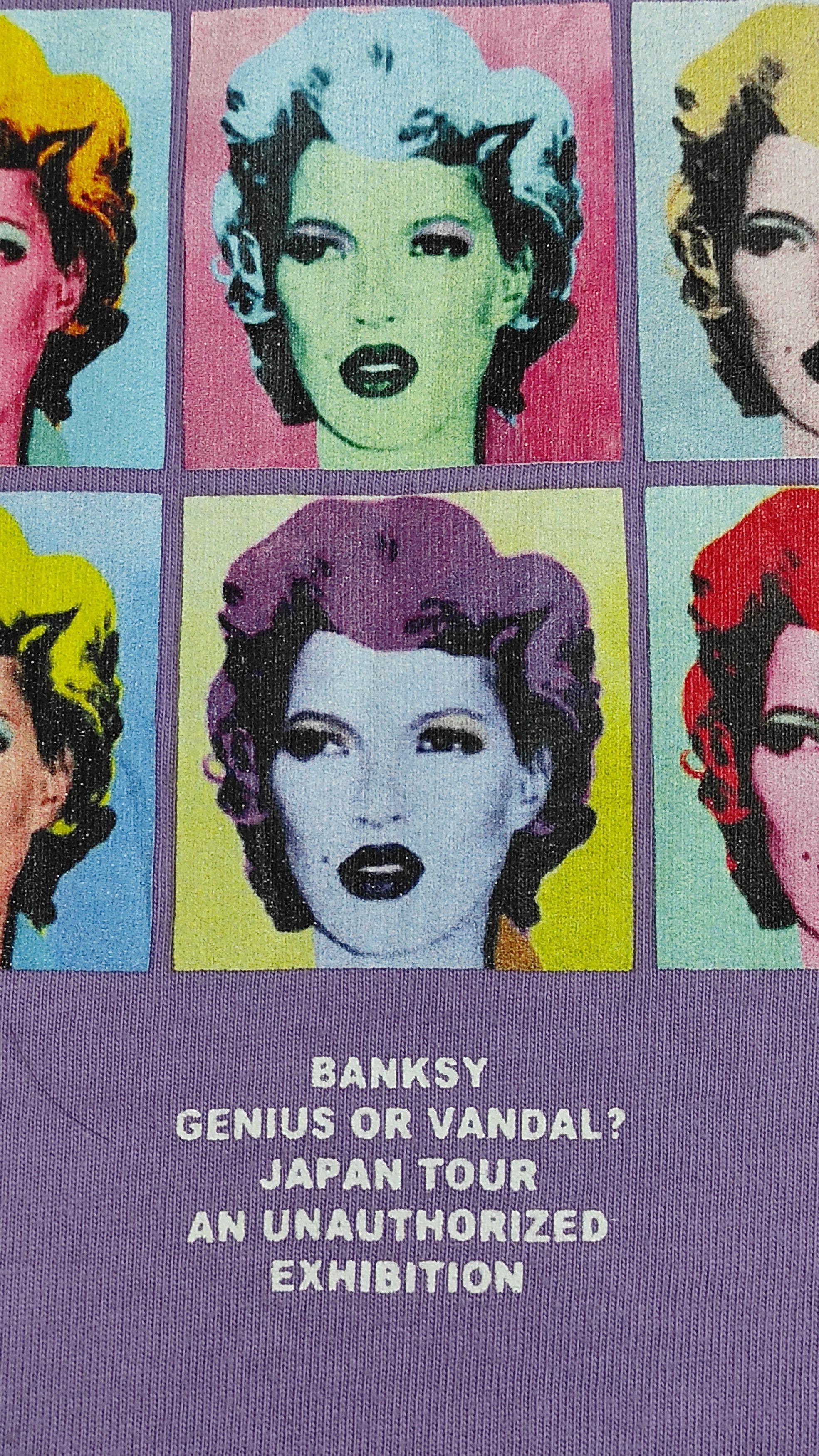 Japanese Brand Archive BANKSY GENIUS OR VANDAL JAPAN TOUR ART TEE Size US S / EU 44-46 / 1 - 9 Thumbnail