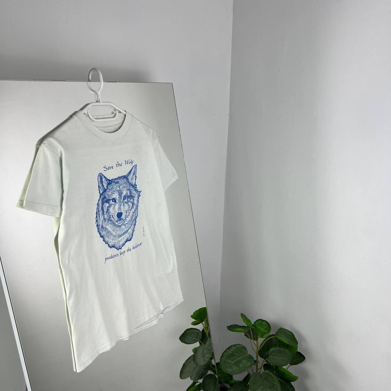 Vintage Rare 1997 Singe Stitch Wolf Bald Eagle Maple Wing 90s Size US S / EU 44-46 / 1 - 1 Thumbnail