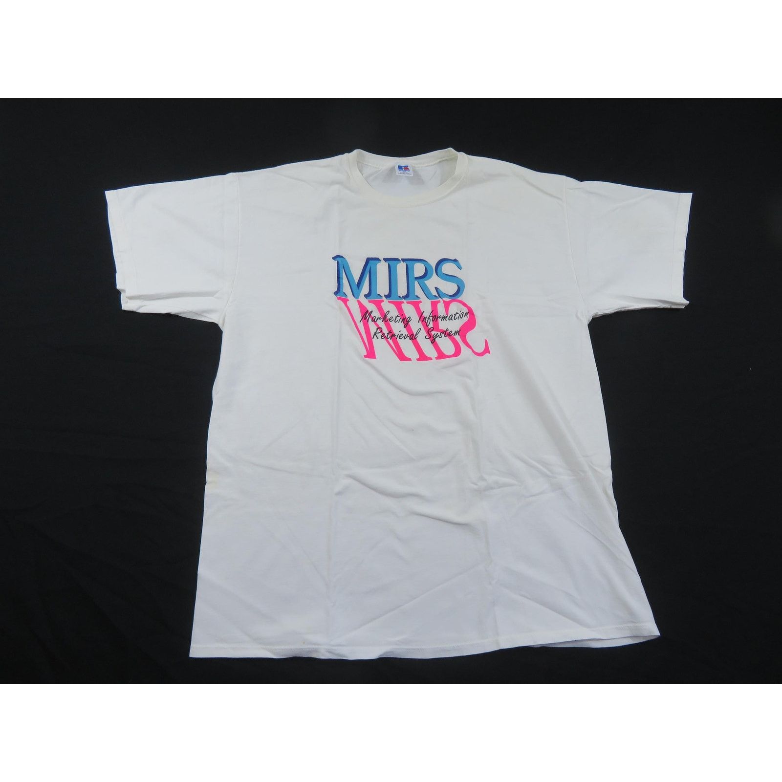 Russell Athletic Mirs T-shirt, Marketing Information System, White 2XL 1990s Size US XXL / EU 58 / 5 - 1 Thumbnail