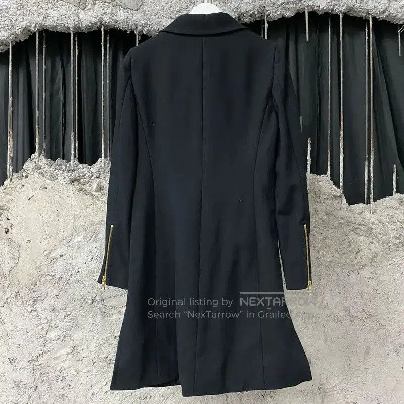 Moschino Moschino Black Long Coat for Men . Size US M / EU 48-50 / 2 - 2 Thumbnail