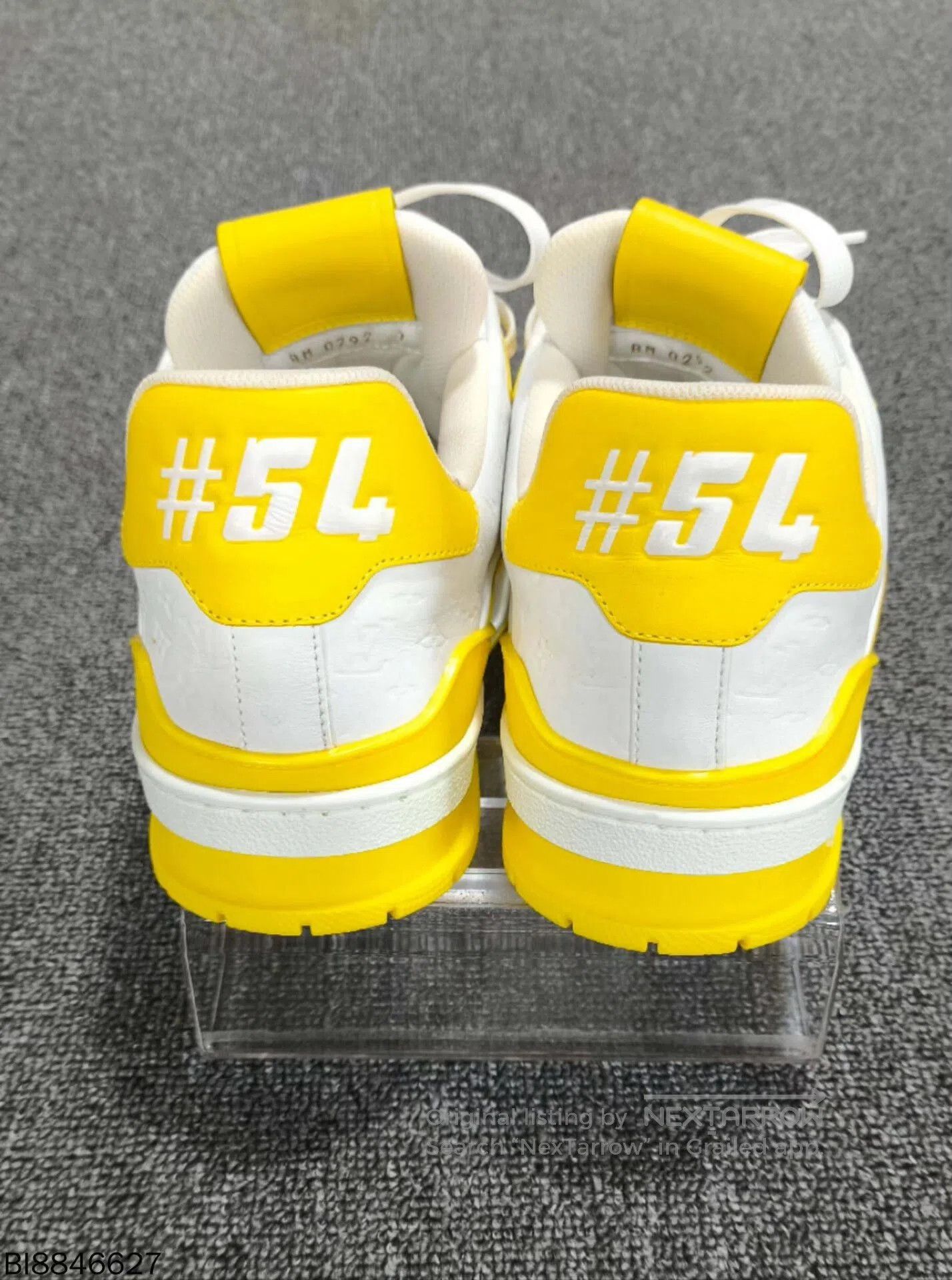 Louis Vuitton luxury yellow and white trainers by LV. Size US 8 / EU 41 - 5 Thumbnail