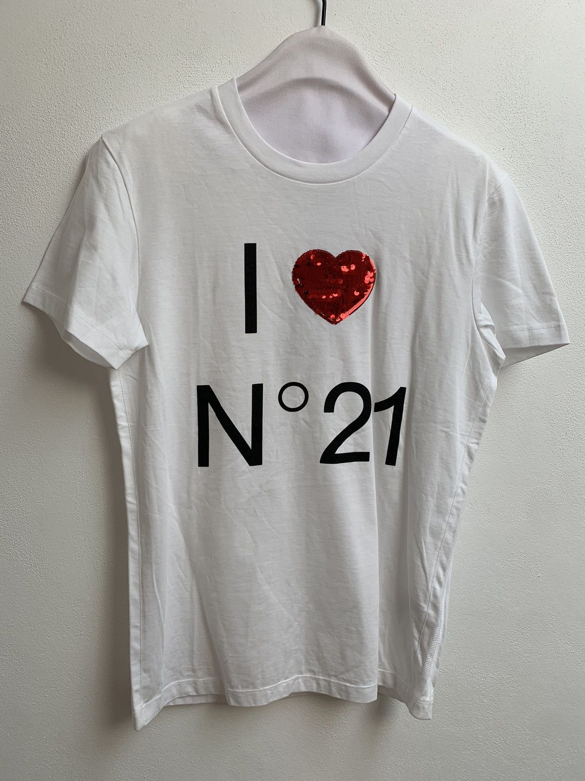 N21 N°21 Cotton T-Shirt Size XS / US 0-2 / IT 36-38 - 4 Thumbnail