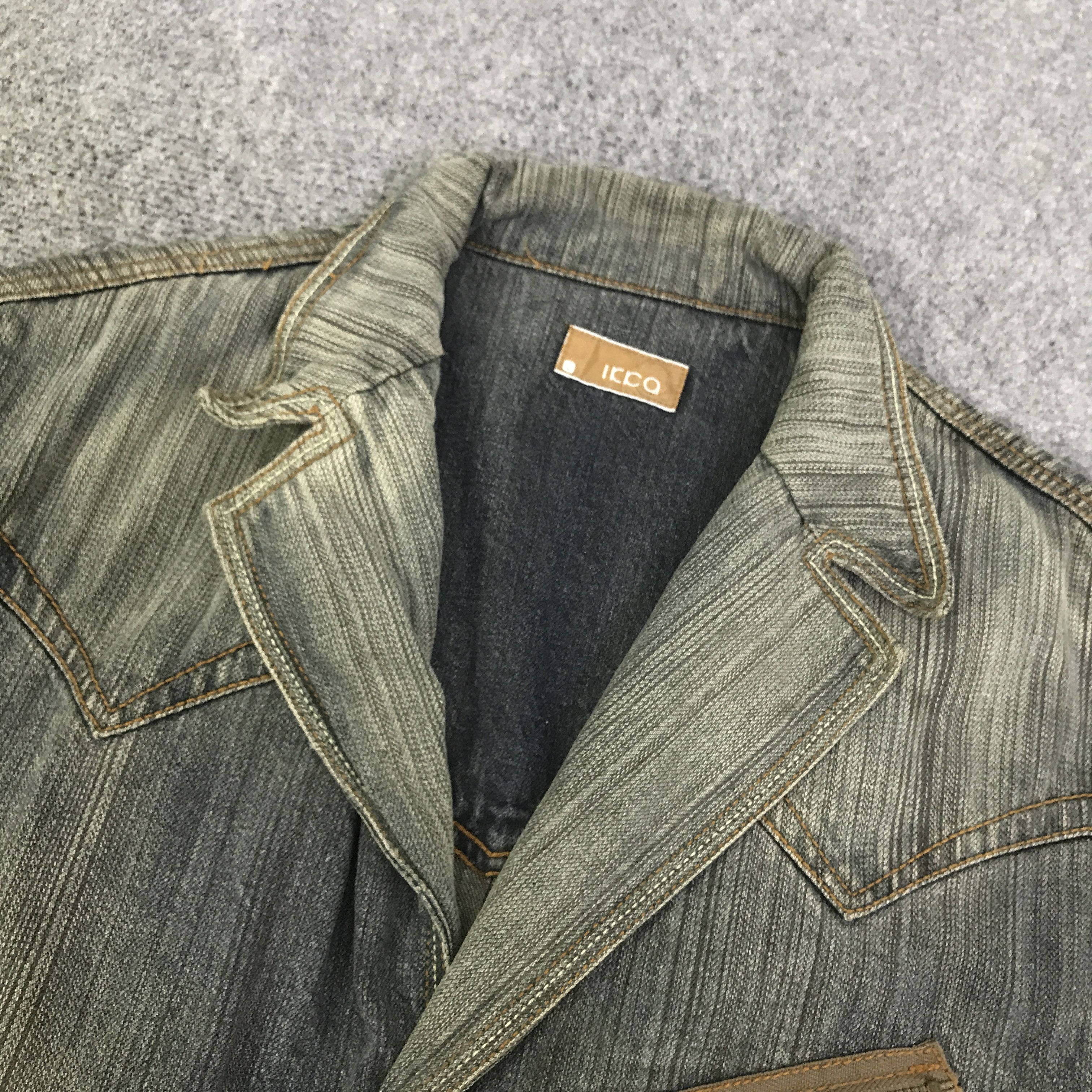 Japanese Brand IKKA JAPAN BUTTON DENIM JACKET K128B9 Size US L / EU 52-54 / 3 - 5 Thumbnail