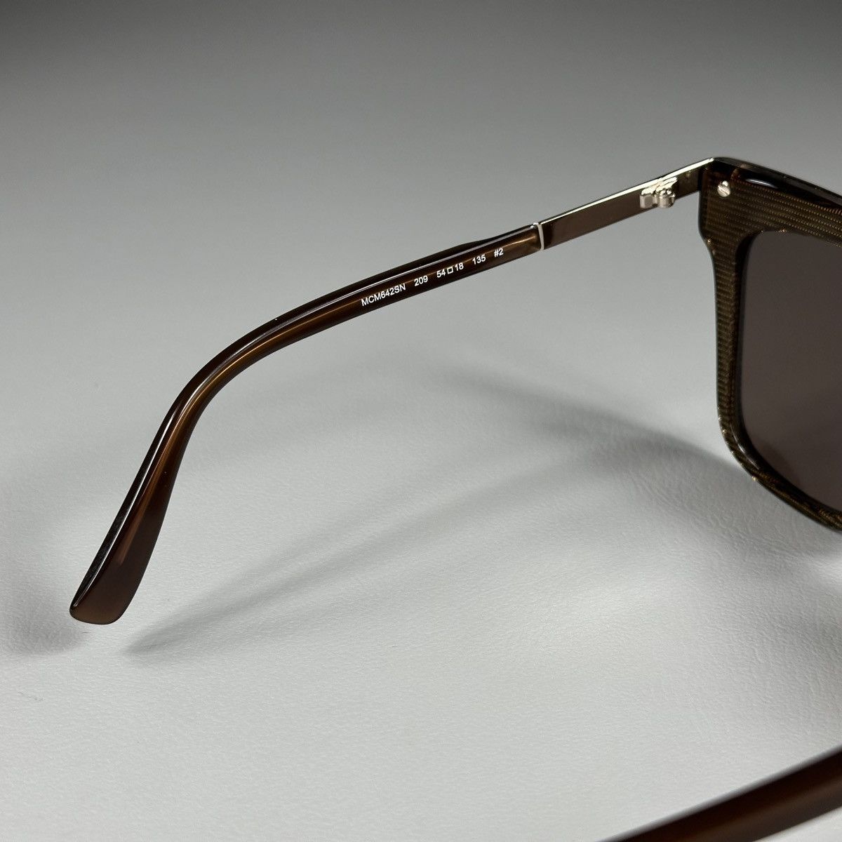 MCM MCM Brown Lurex Square MCM642SN 209 54_18 Sunglasses Size ONE SIZE - 4 Thumbnail