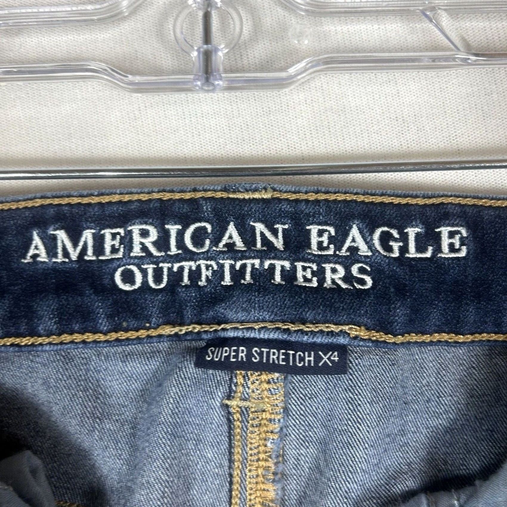 American Eagle Outfitters American Eagle Outfitters Super Stretch X4 Hi-Rise Jegging Size 2 Lon AEO 2L Size 42" / US 20 - 3 Thumbnail