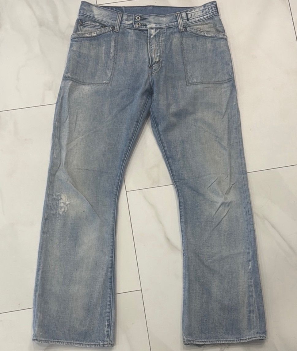 Guess Guess Vintage Light Blue Straight Leg Denim Jeans Size US 34 / EU 50 - 1 Thumbnail