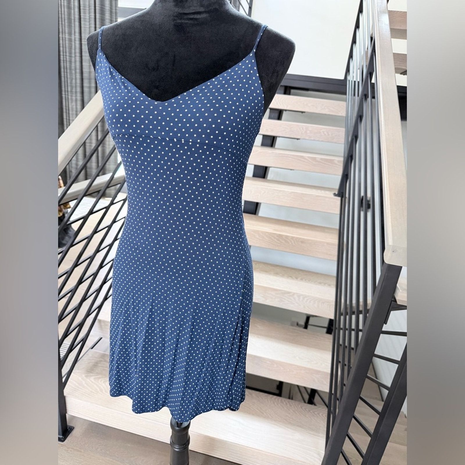 Other New Y2k Vintage Polka Dot Blue Nightie size S Size ONE SIZE - 2 Thumbnail