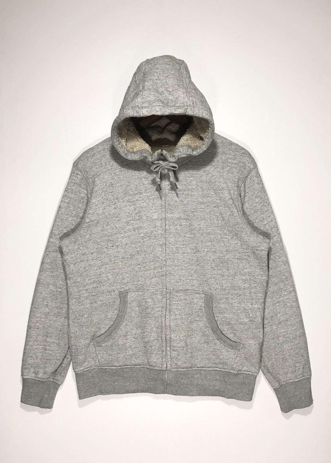 Uniqlo Uniqlo Hoodie Zip Light Grey Color | Grailed