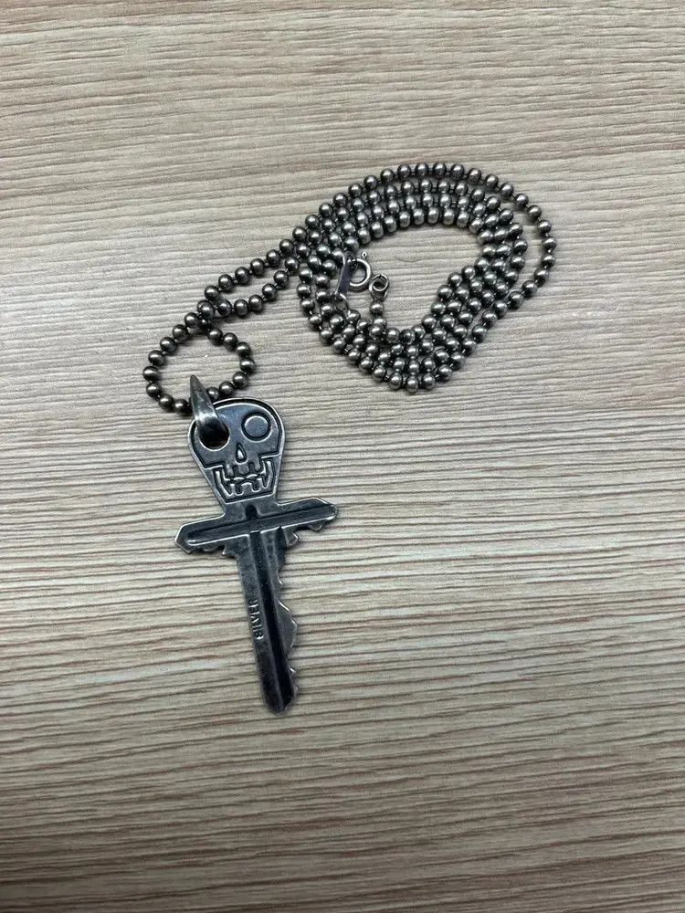 25AW UNDERCOVER skullmouseキーチャーム Undercover Undercover undercoverism silver skull key cross