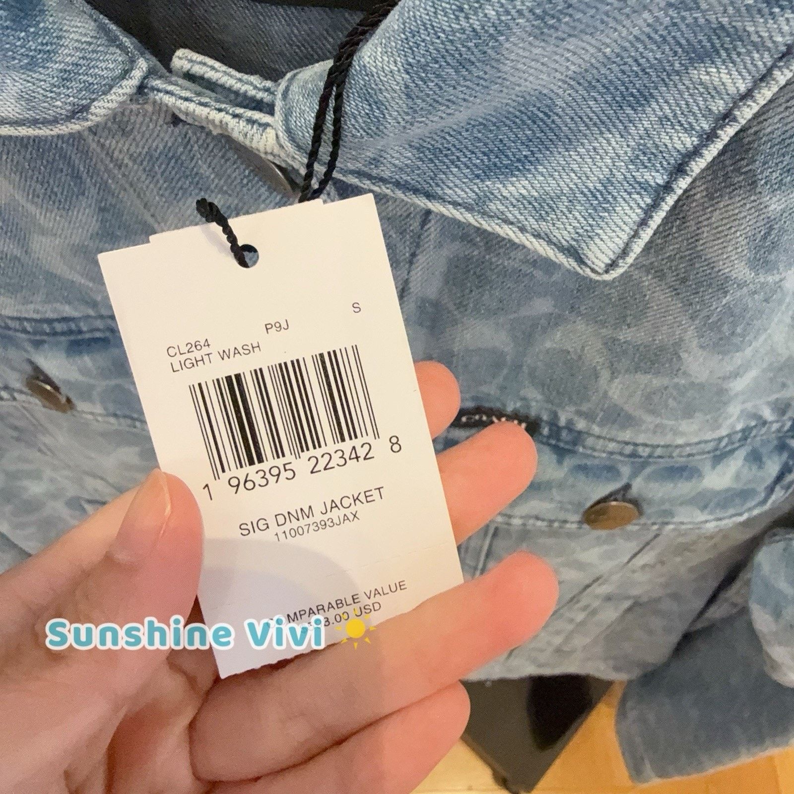 Coach NWT COACH Signature Denim Jacket Woman's CL264 Small Size S / US 4 / IT 40 - 7 Thumbnail