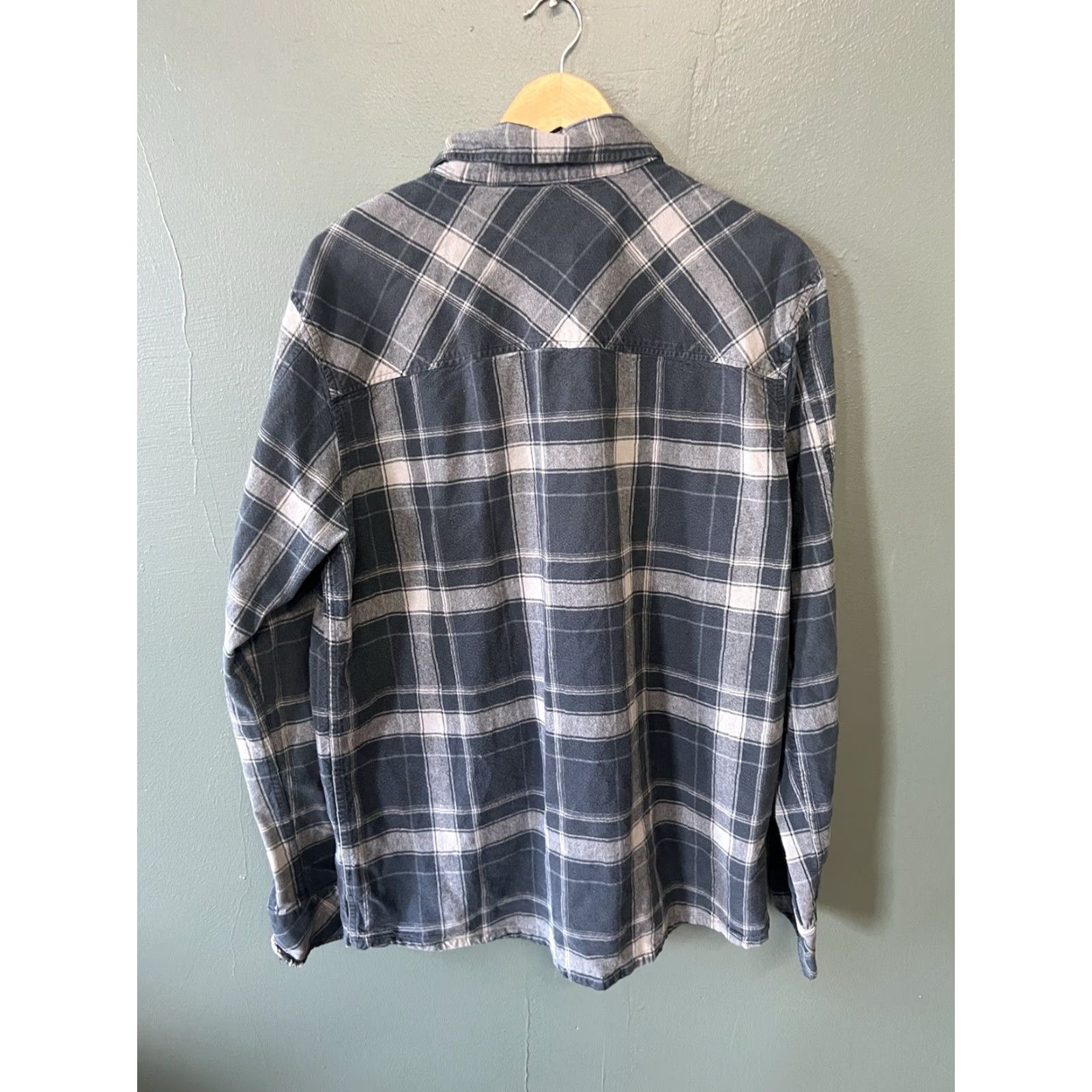 Doublet Y2K DC Plaid Button-Up Flannel Shirt XL Gray Mens Long Sleeve Pockets Vintage Responsible Size US XL / EU 56 / 4 - 2 Thumbnail
