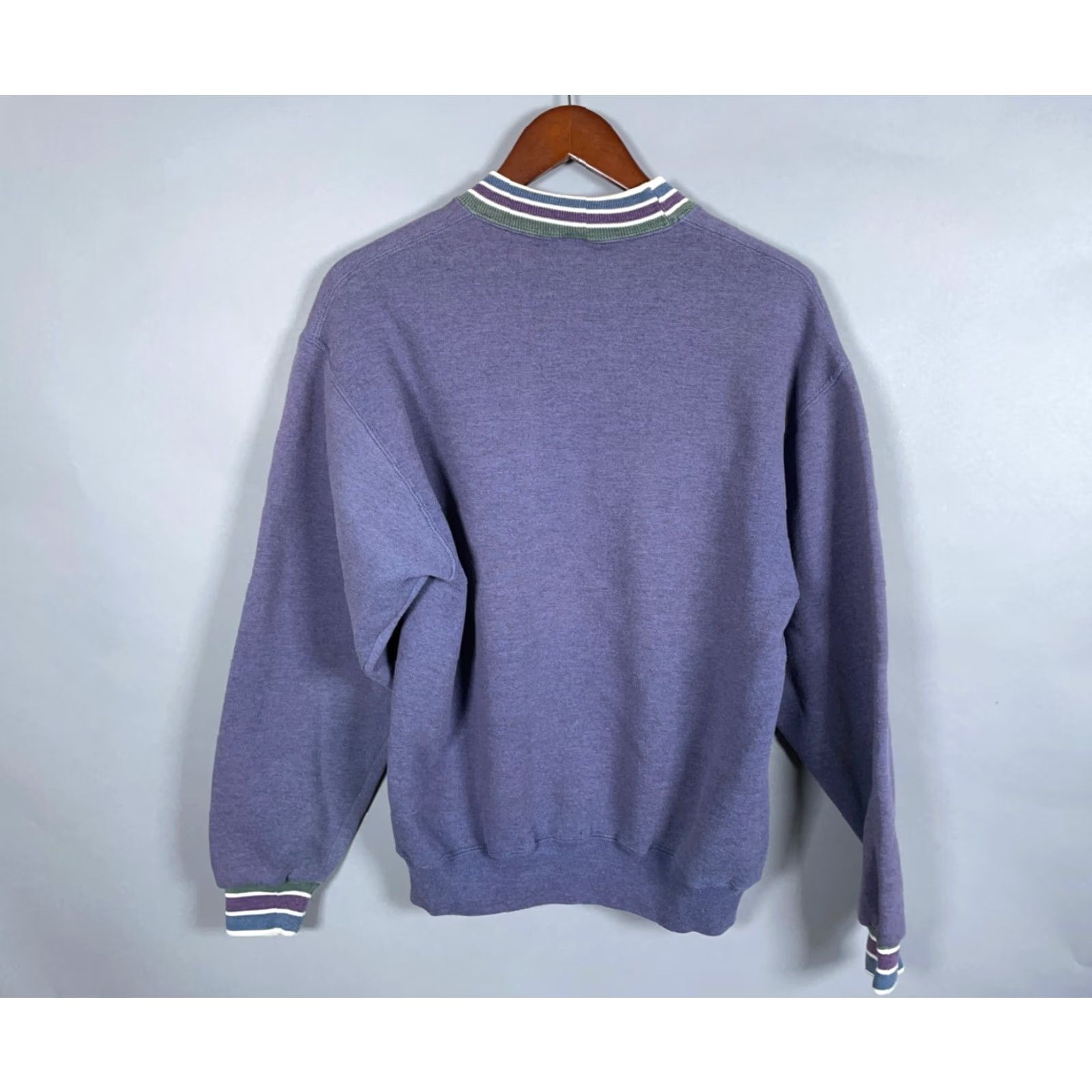 Jerzees VINTAGE Jerzees Sweatshirt Michigan 90s Great Lakes Junior College Adult Medium Blue Crew Neck Pullover Graphic Print University/College Retro Size US M / EU 48-50 / 2 - 2 Thumbnail