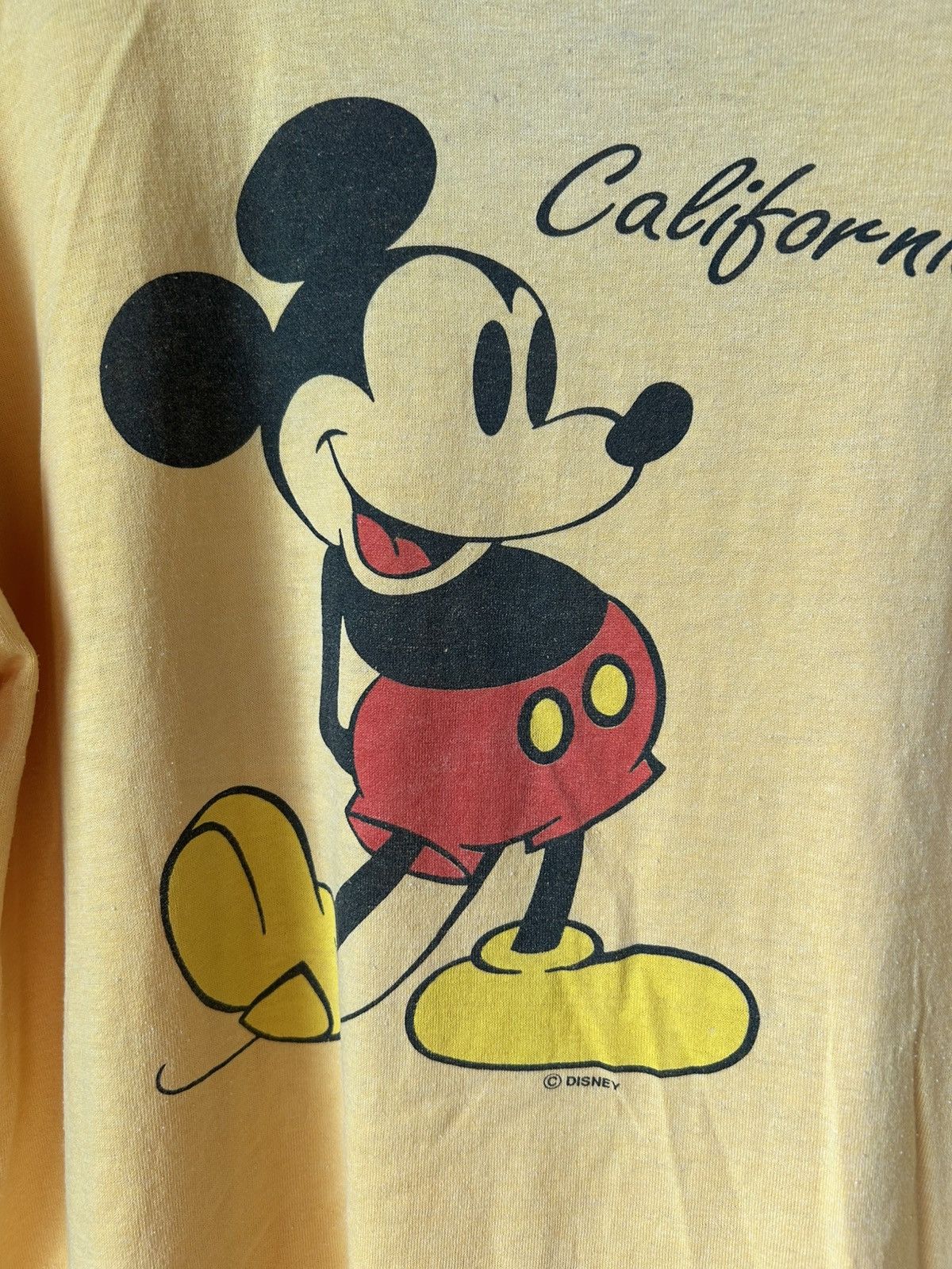 Mickey Mouse 80s Distressed California Ringer Tee Size US L / EU 52-54 / 3 - 17 Thumbnail