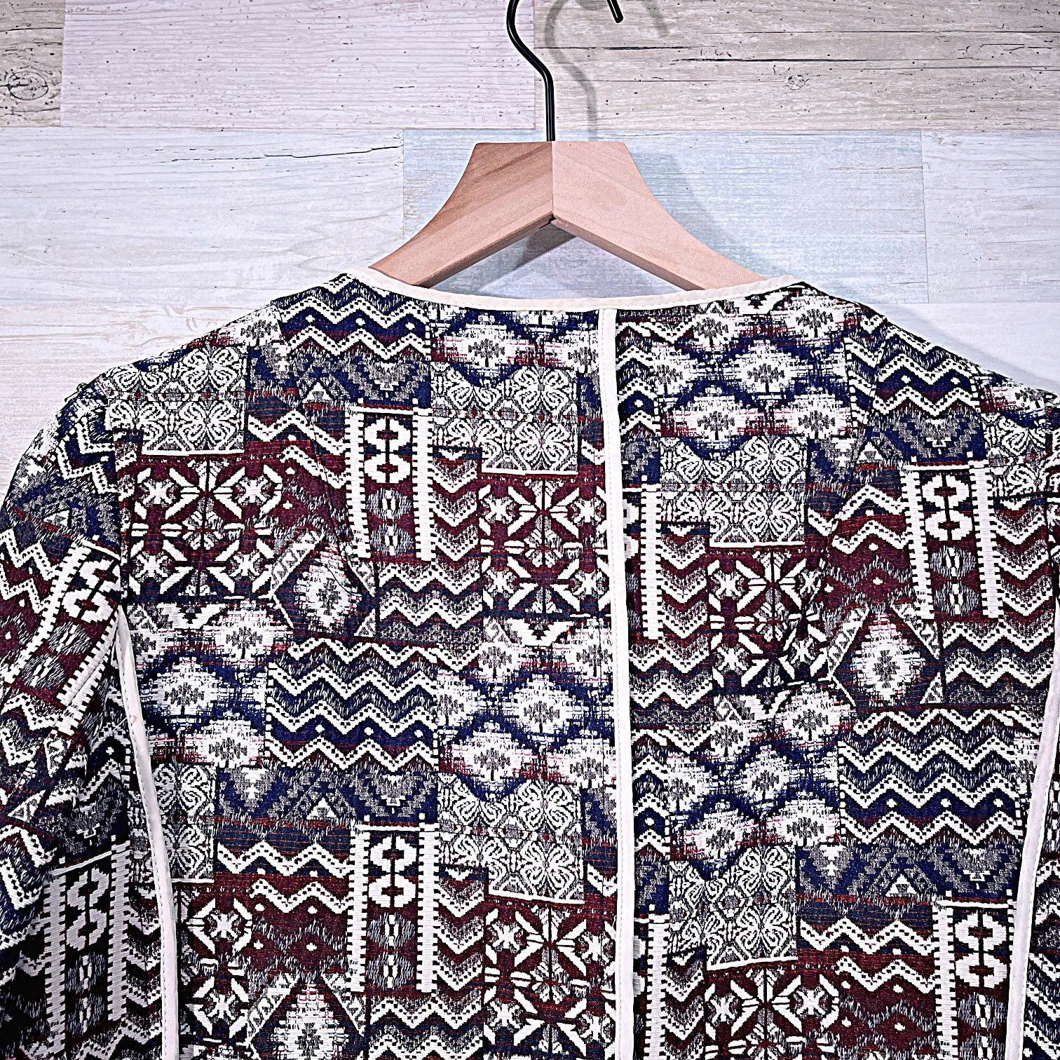 Zara ZARA Aztec Tapestry Jacket Womens Large Size L / US 10 / IT 46 - 4 Thumbnail