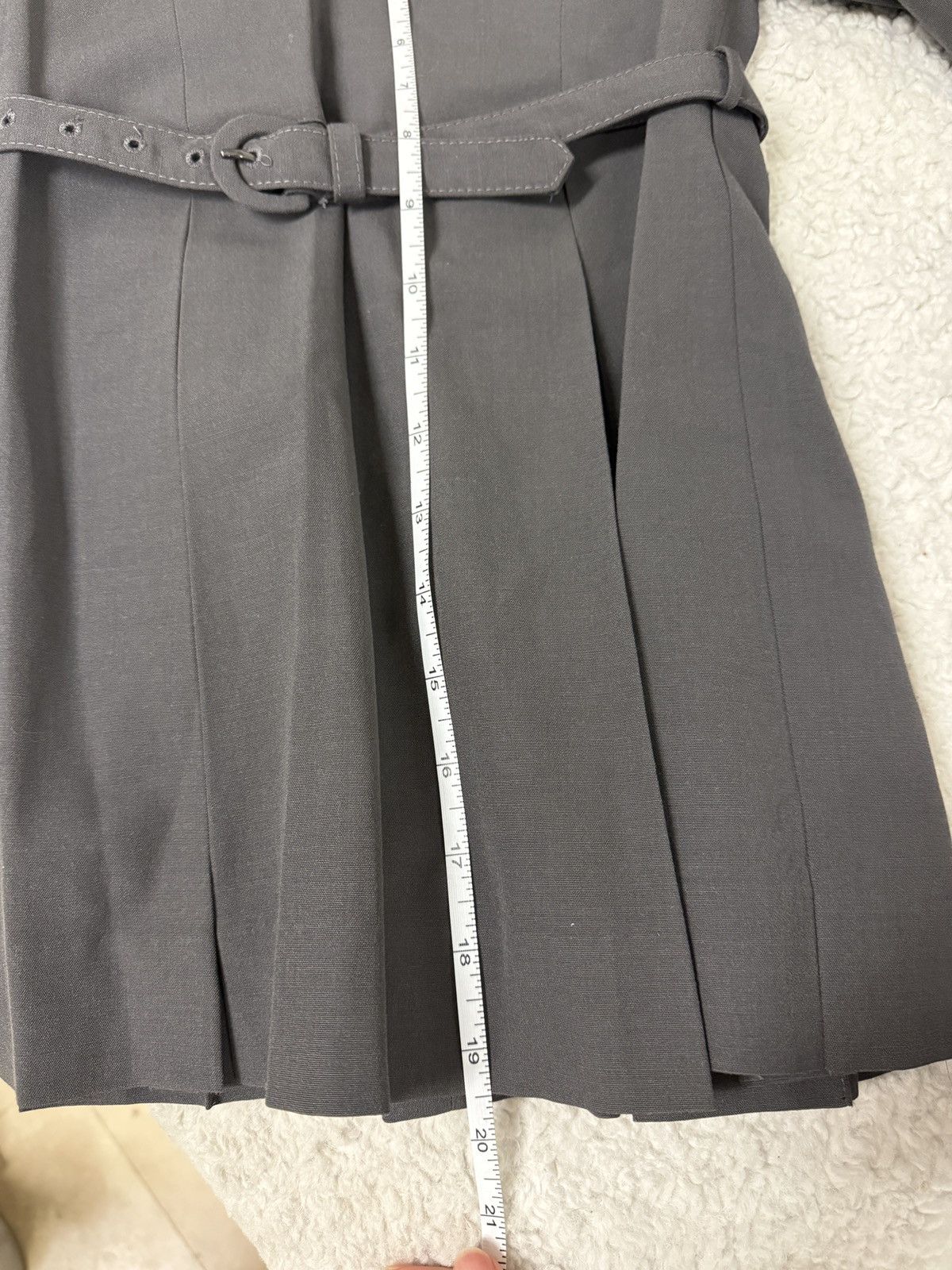 Dior Dior Junior Gray Dress with White Sailor Collar Size ONE SIZE - 7 Thumbnail