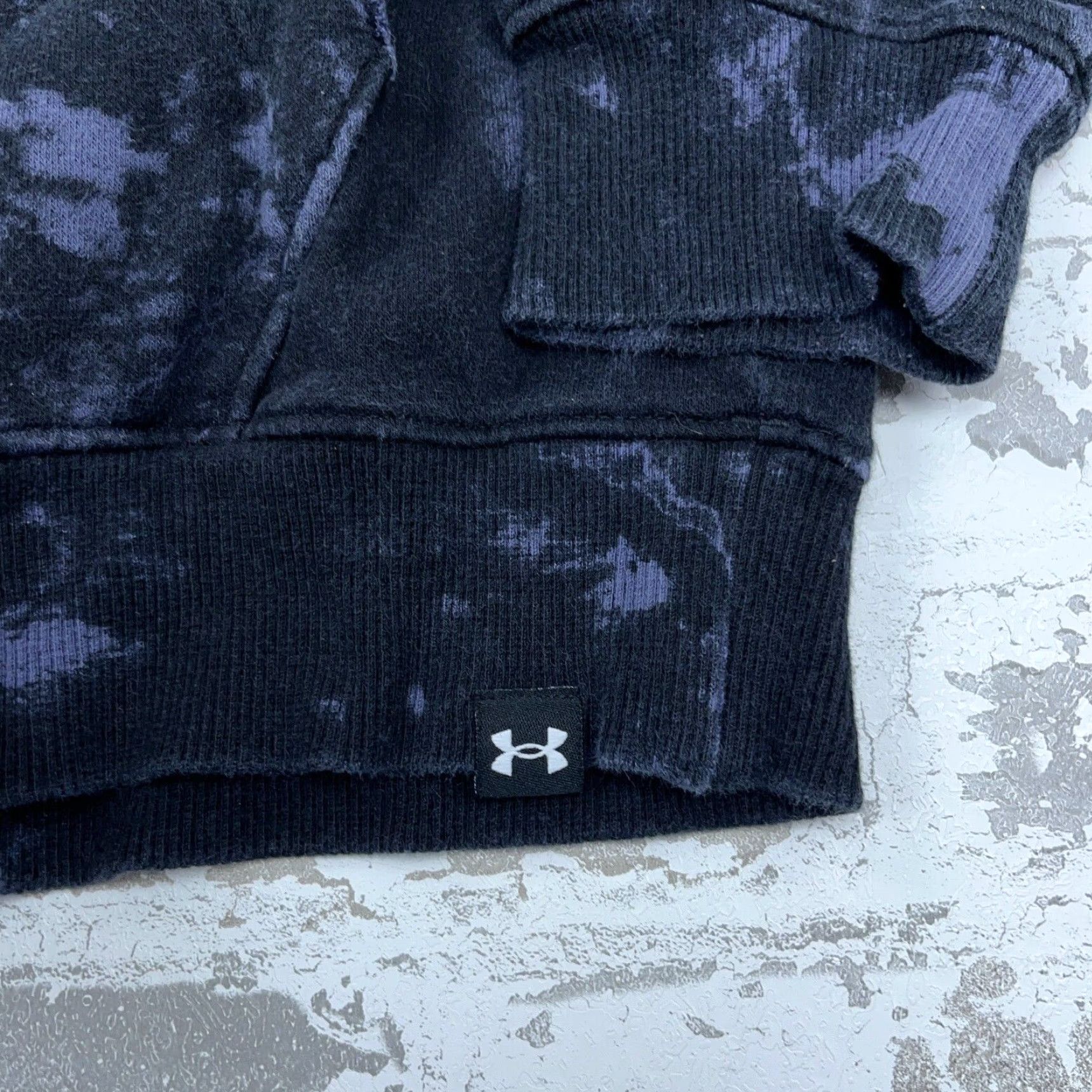 Under Armour Under Armour Sweatshirt Men Medium Black Purple Project Rock Crew Neck Tie Dye Size US M / EU 48-50 / 2 - 6 Thumbnail