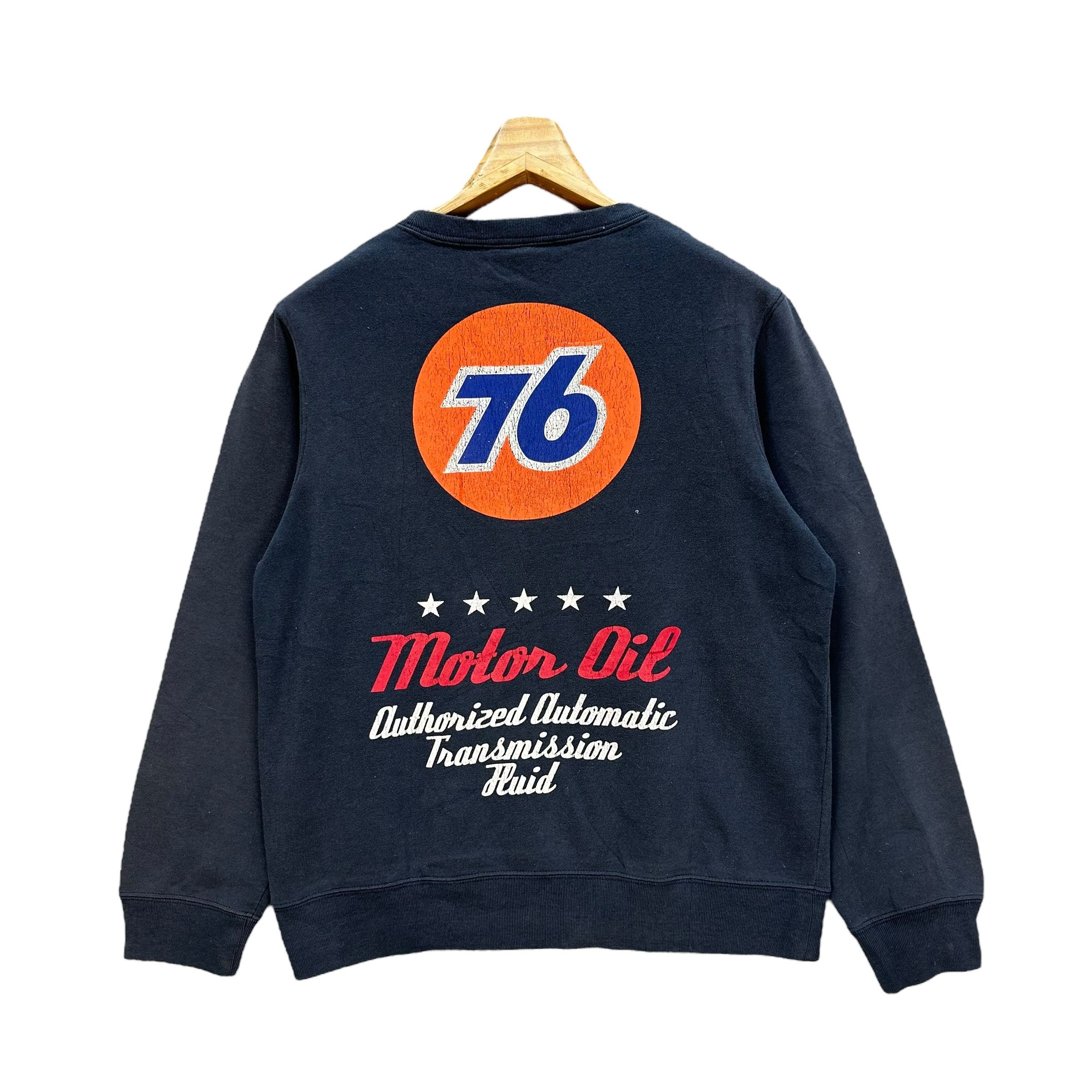 Vintage 76 LUBRICANTS Racing Big Logo Crewneck Sweatshirt #A5-0130 Size US M / EU 48-50 / 2 - 10 Thumbnail