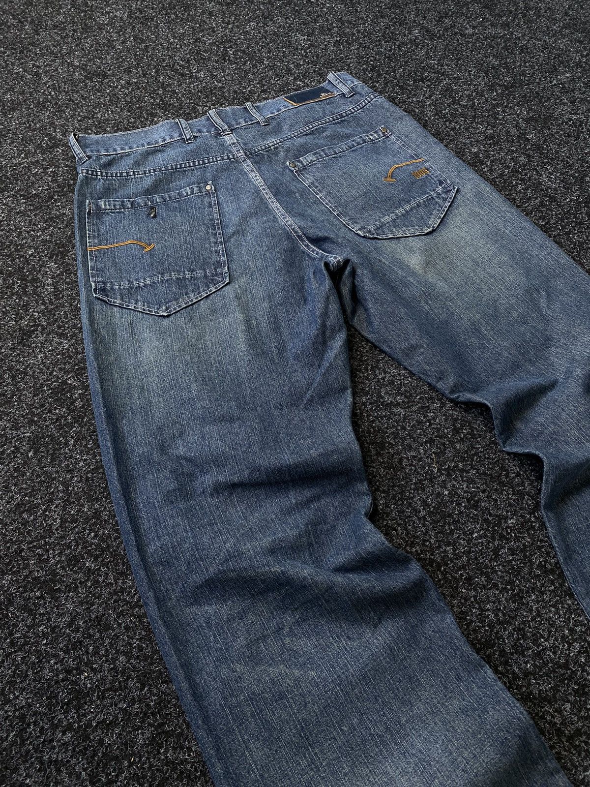 Kangol × Vintage Vintage Kangol baggy Y2K Denim Pants Size US 36 / EU 52 - 14 Thumbnail