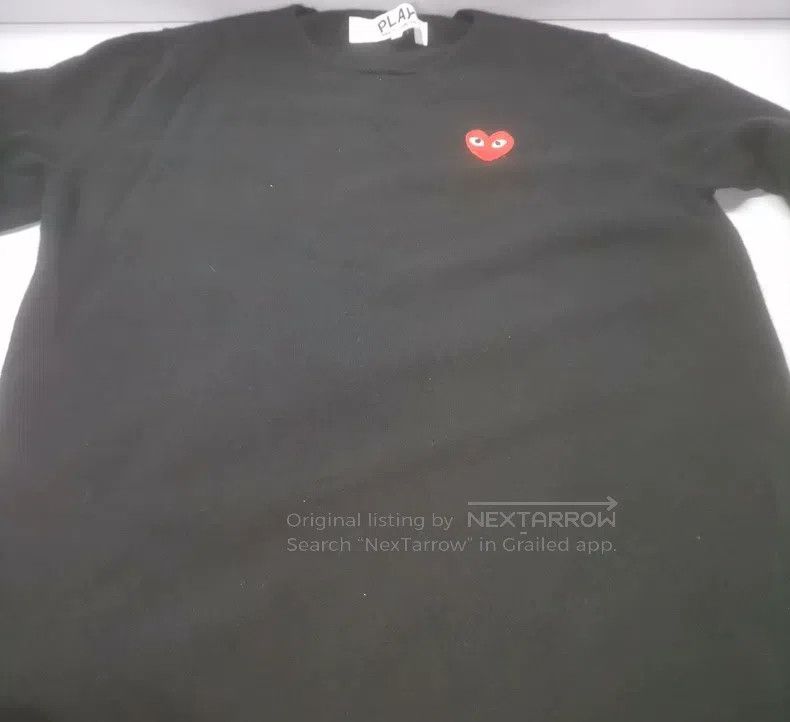 Other Comme des Garcons Logo Pattern Printed Crewneck Long Sleev Size L / US 10 / IT 46 - 6 Thumbnail