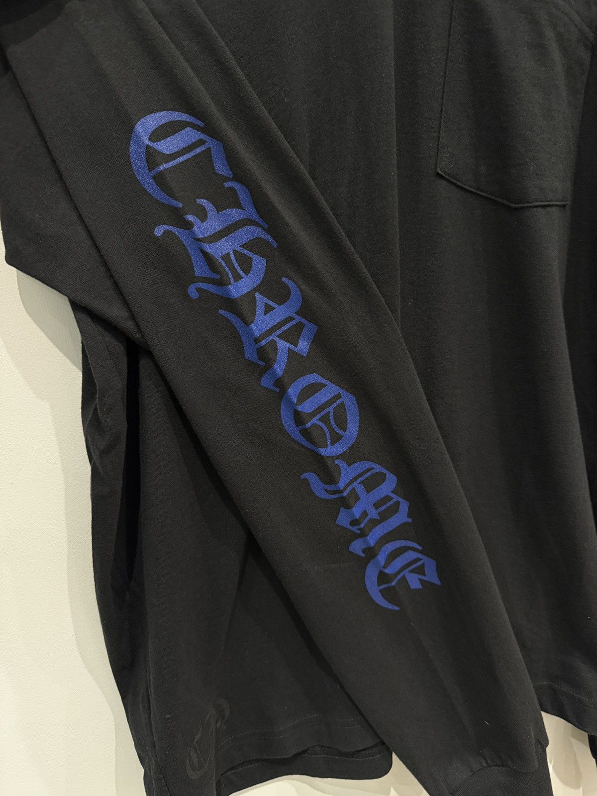 Chrome Hearts Chrome Hearts Neck Logo Long Sleeve Black / Blue Size: L Size US L / EU 52-54 / 3 - 5 Thumbnail