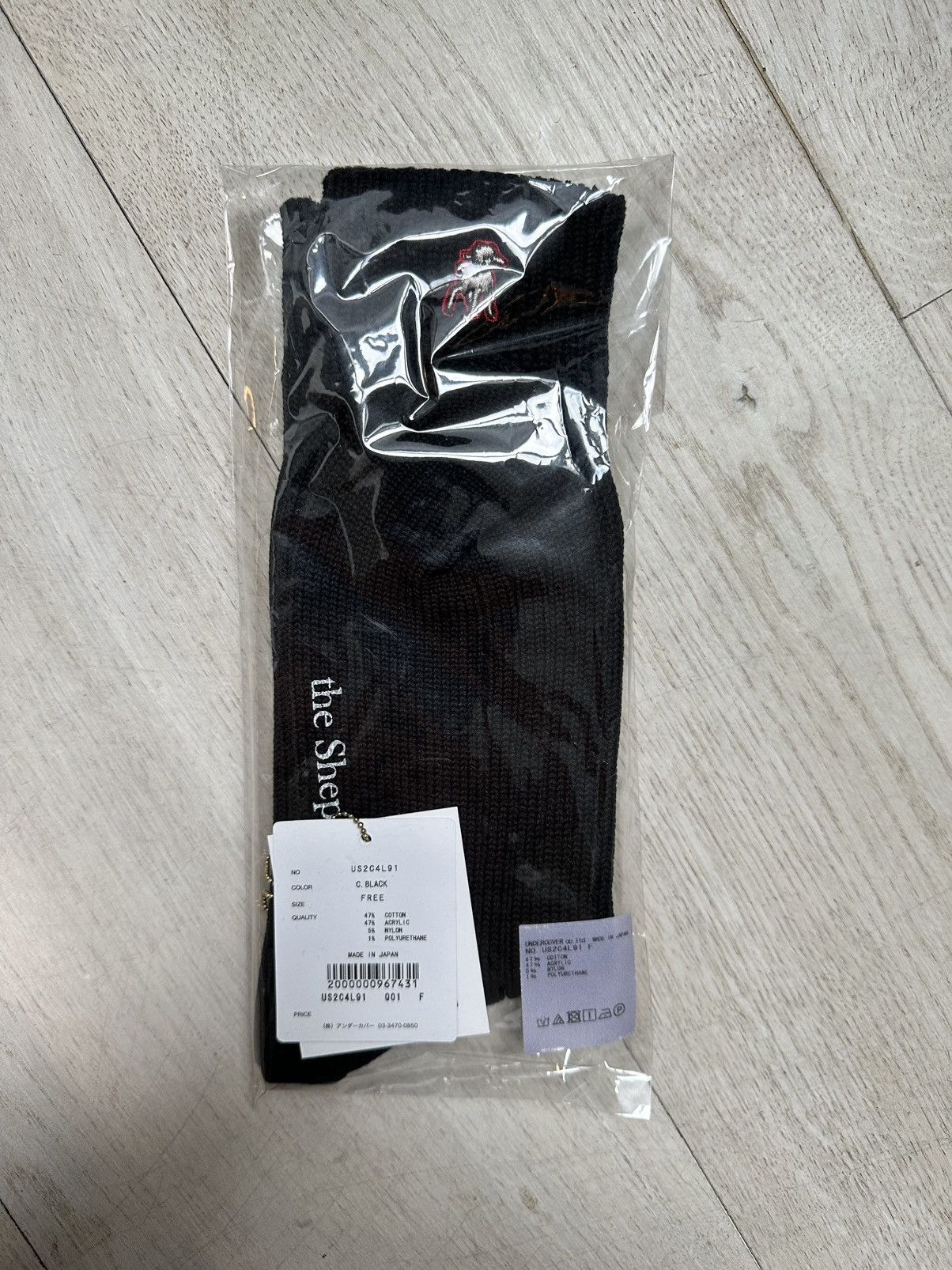 Jun Takahashi × Undercover Shepherd logo undercover socks Size ONE SIZE - 3 Thumbnail