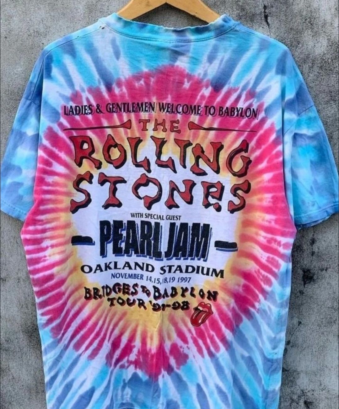 Japanese Brand × The Rolling Stones × Vintage Rolling Stone Pearl Jam Shirt Size US L / EU 52-54 / 3 - 8 Thumbnail
