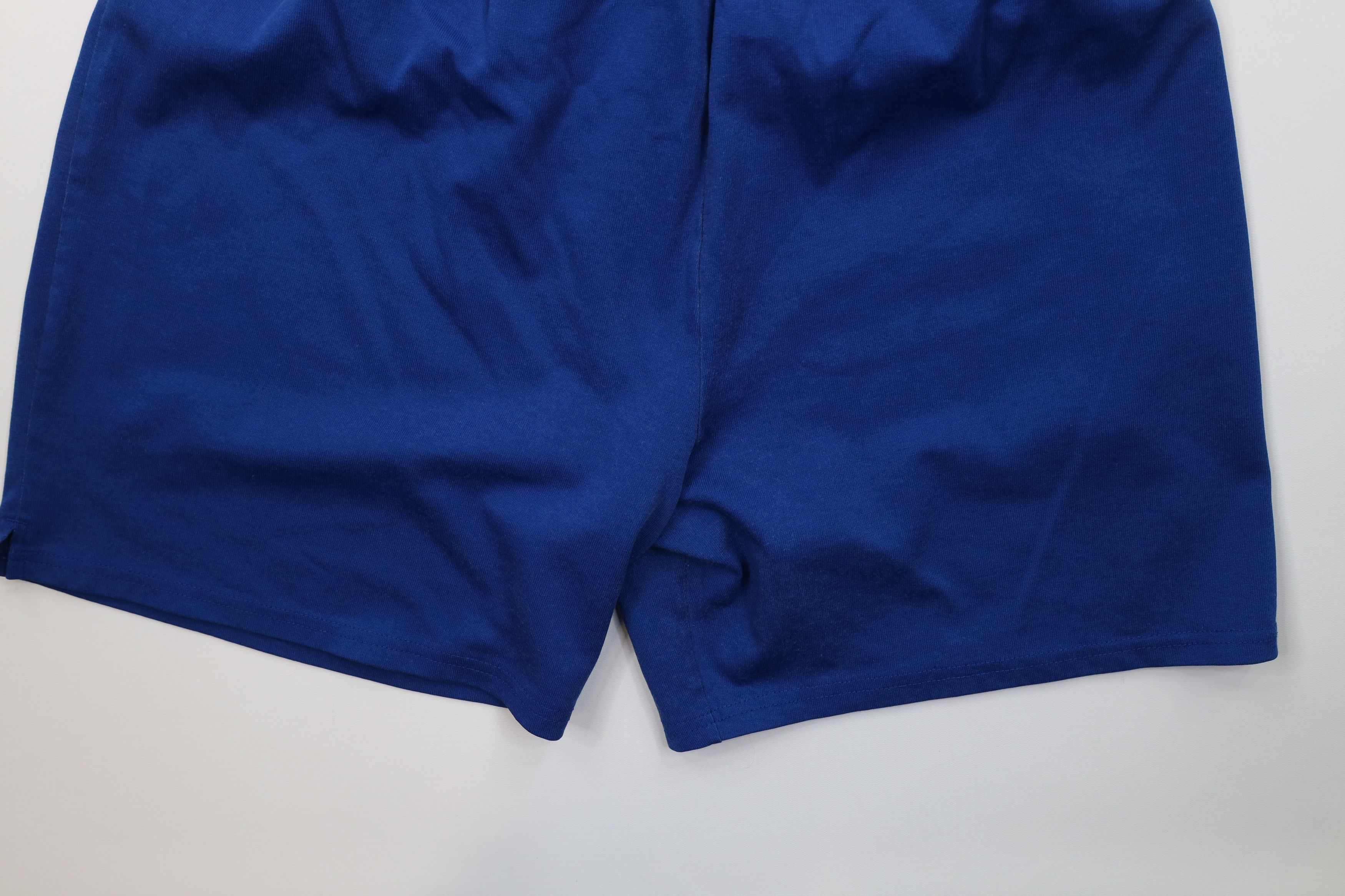 Champion Vintage 90s Champion Logo Above Knee Shorts Royal Blue Size US 36 / EU 52 - 11 Thumbnail