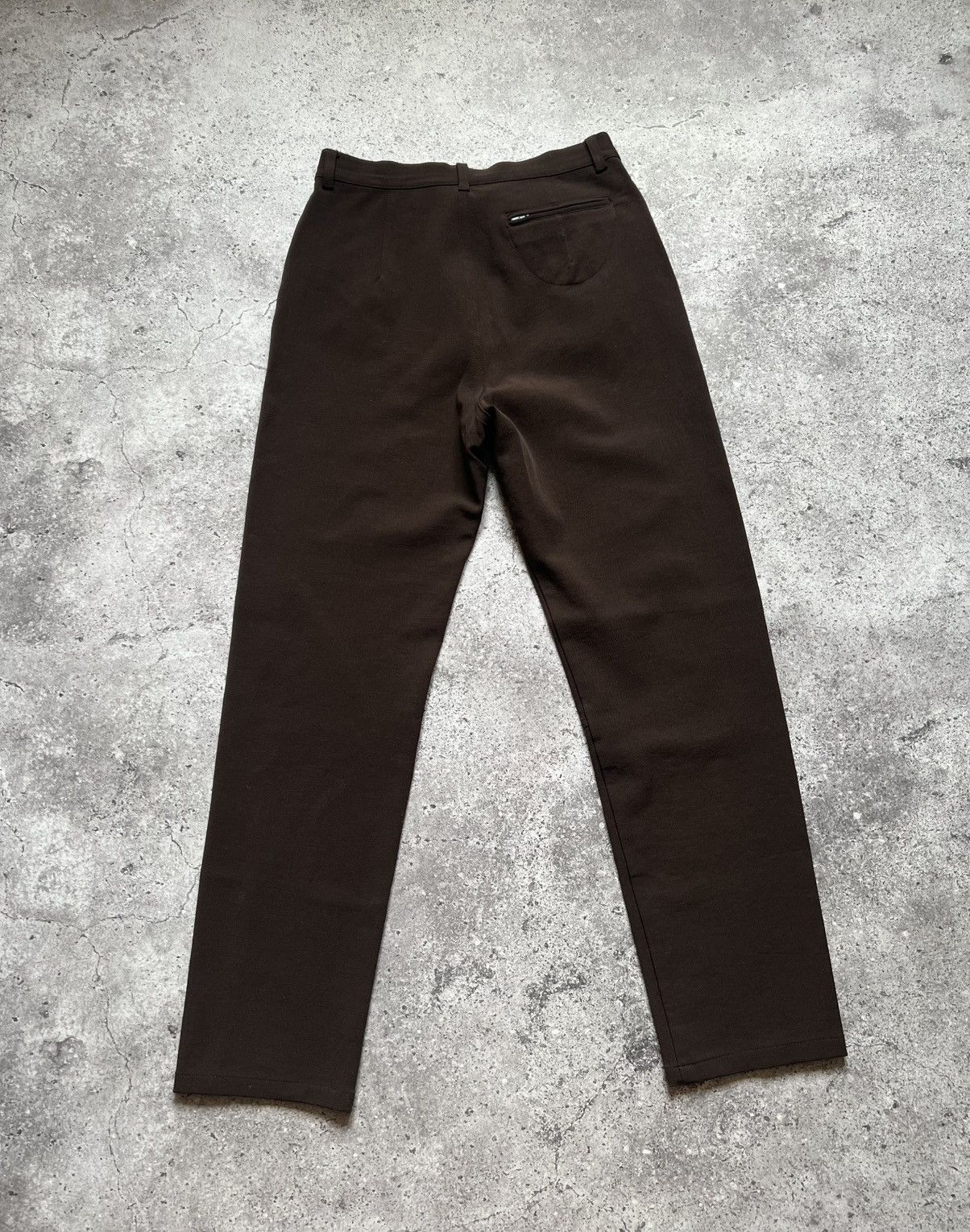 Transit × Transit Uomo Transit Par Such Wool Trousers Pants Brown Size 27" / US 4 / IT 40 - 8 Thumbnail