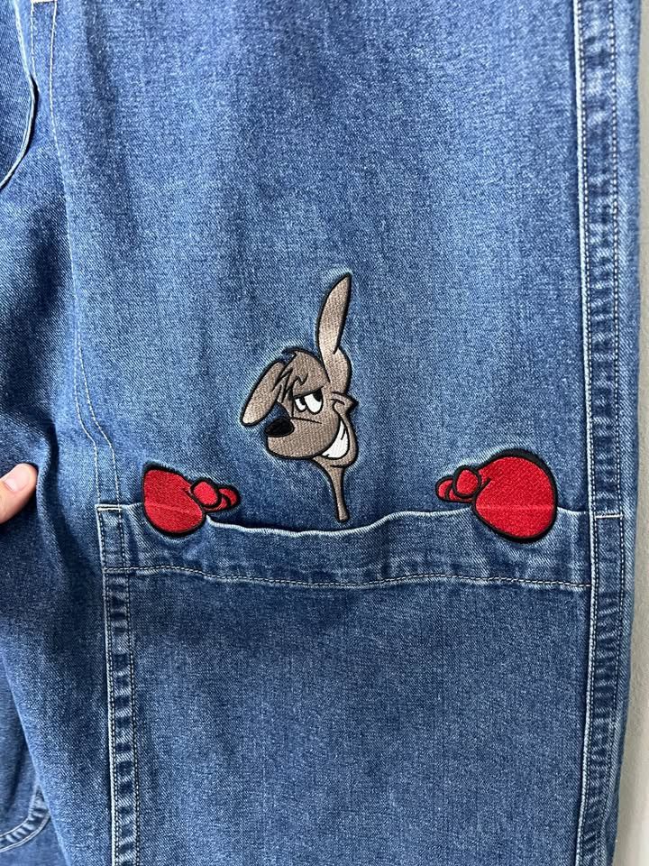 JNCO Vintage JNCO Kangaroo Jeans 34" Opening Baggy Denim Size US 36 / EU 52 - 3 Thumbnail