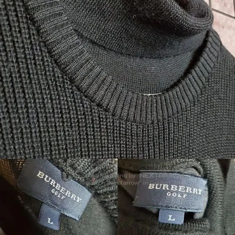 Burberry Burberry Black Wool Long Sleeve Sweater. Size L / US 10 / IT 46 - 7 Thumbnail