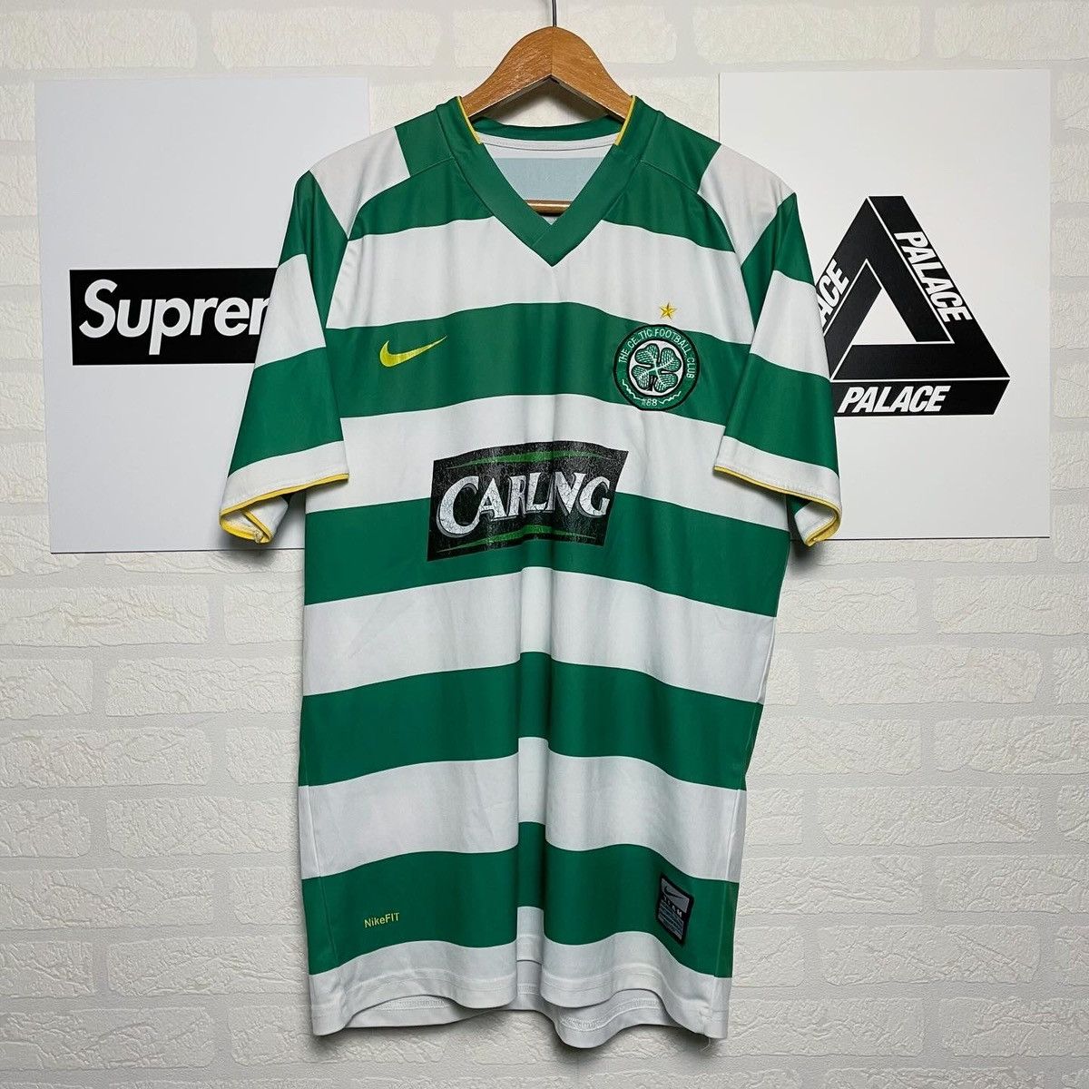 Nike × Vintage Nike FC Celtic 2007/2008 Home Shirt Jersey White/Green Size US M / EU 48-50 / 2 - 1 Thumbnail
